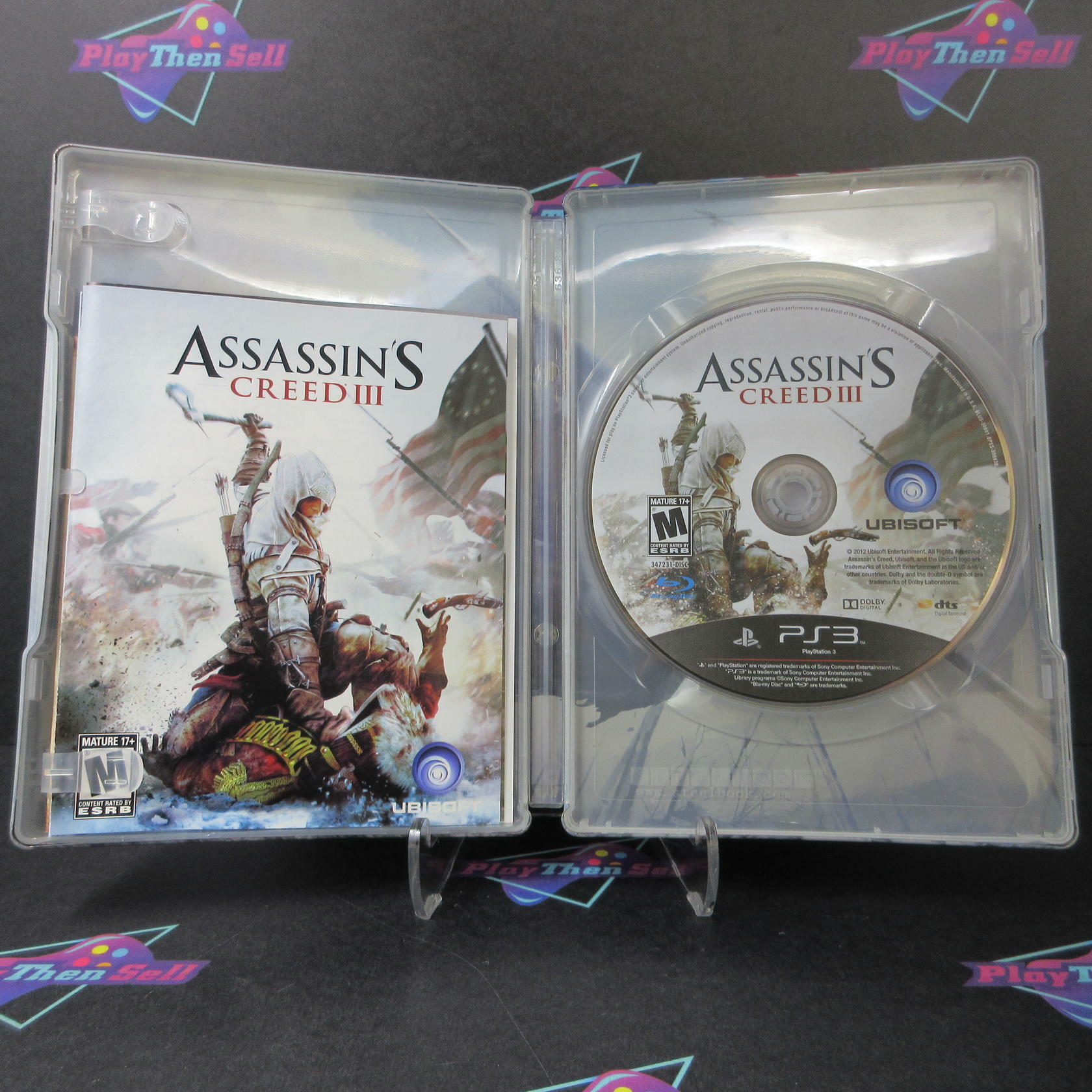 Assassin's Creed III Steelbook PS3 PlayStation 3 - Like New