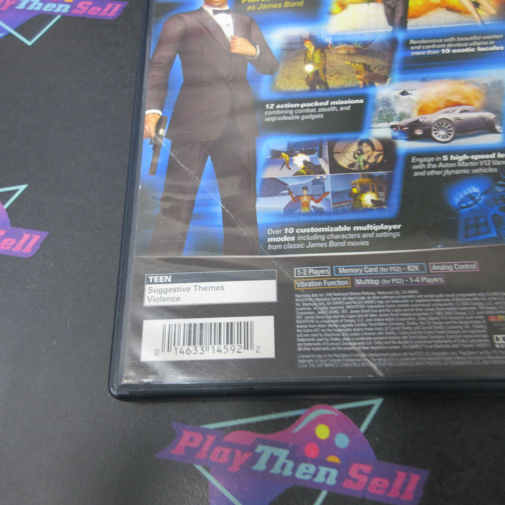 James Bond 007 Nightfire PS2 PlayStation 2 AD/NM - Very Good