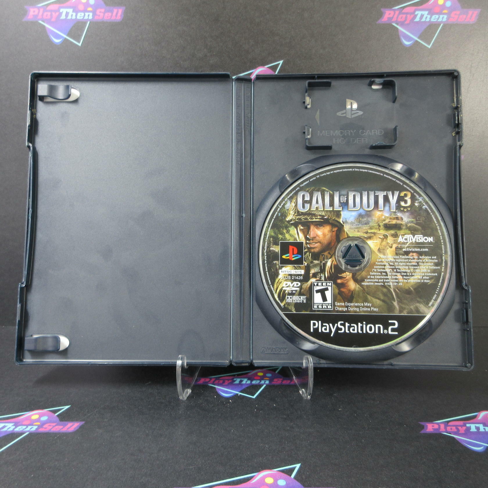 Call of Duty 3 PS2 PlayStation 2 AD/NM - Very Good