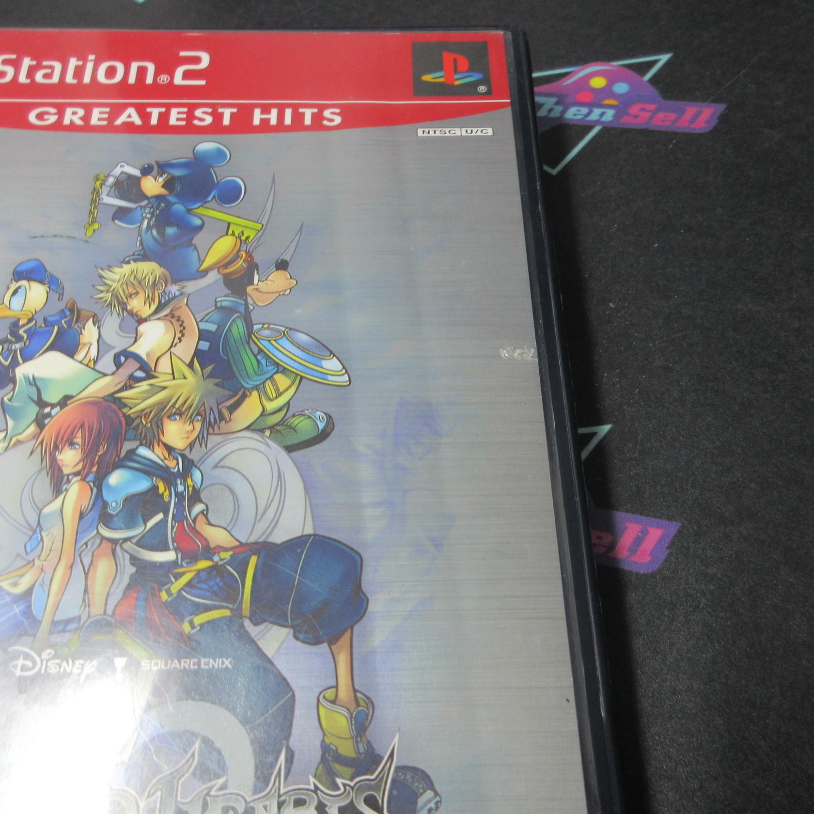 Kingdom Hearts II PS2 PlayStation 2 AD/NM  GH BL Disc - Very Good