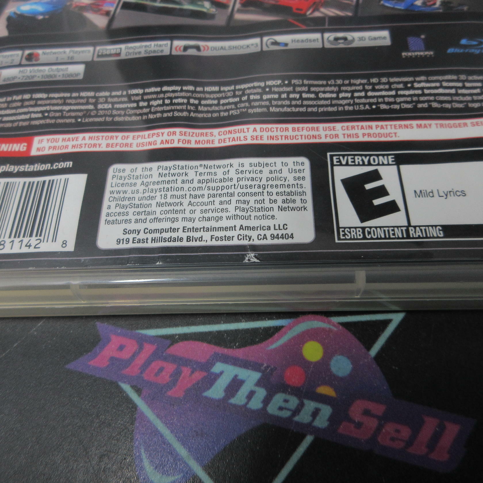 Gran Turismo 5 PS3 PlayStation 3 AD/NM - Very Good