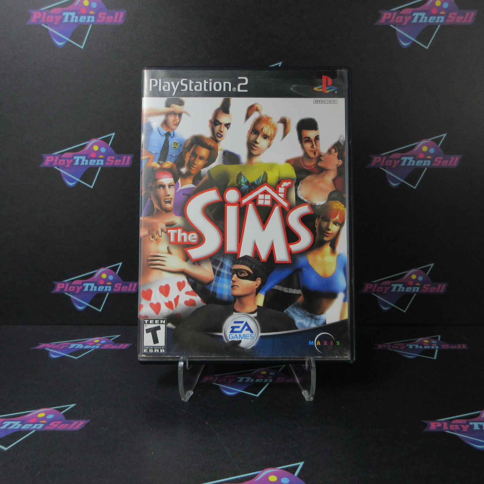 The Sims PS2 PlayStation 2 AD Complete CIB - Very Good