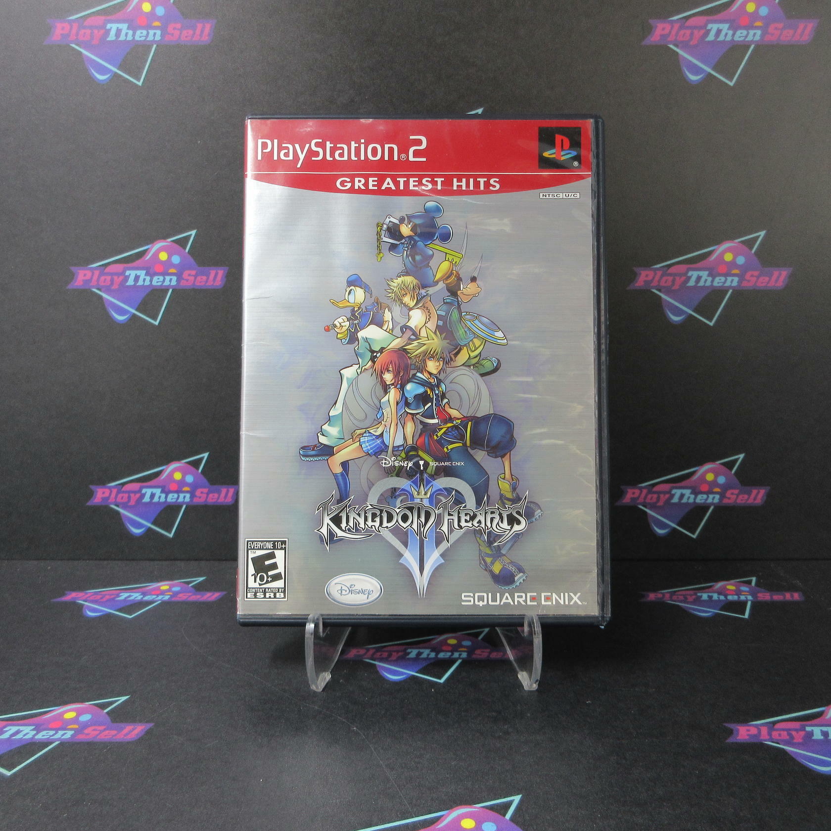 Kingdom Hearts II GH PS2 PlayStation 2 AD Complete CIB - Very Good