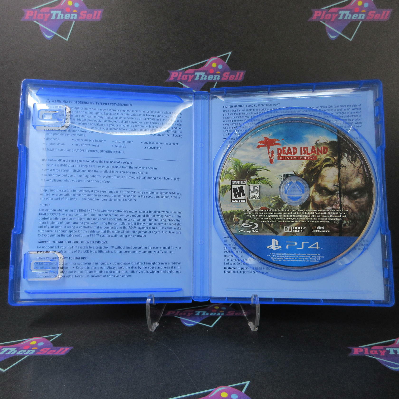 Dead Island Definitive Collection PS4 PlayStation 4 AD Complete CIB - Very Good