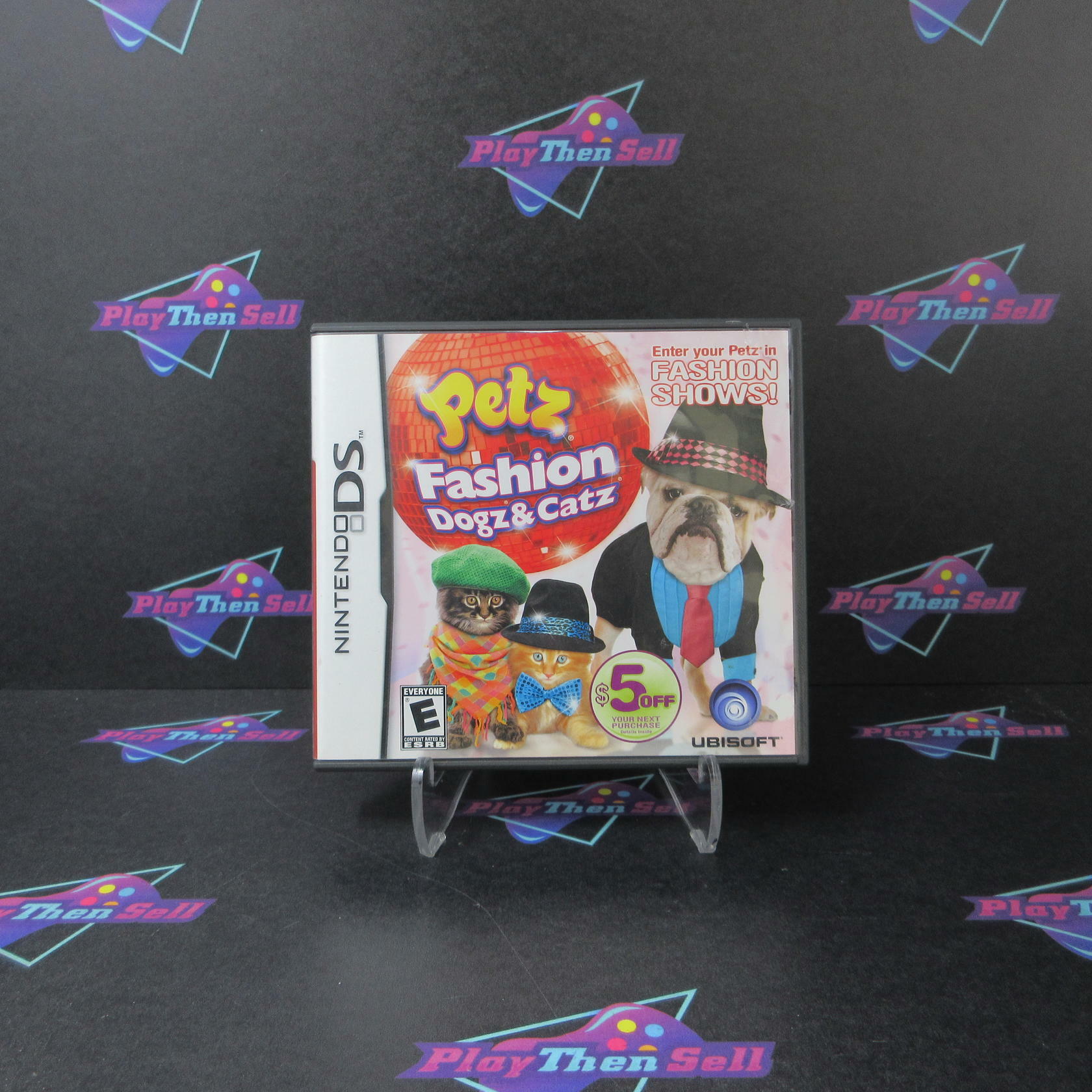Petz Fashion Dogz & Catz Nintendo DS - Like New