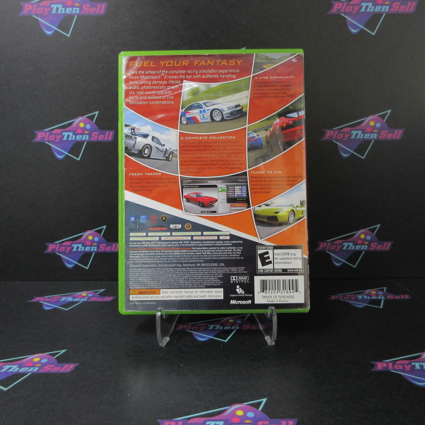 Forza Motorsport 2 Xbox 360 AD/NM - Very Good