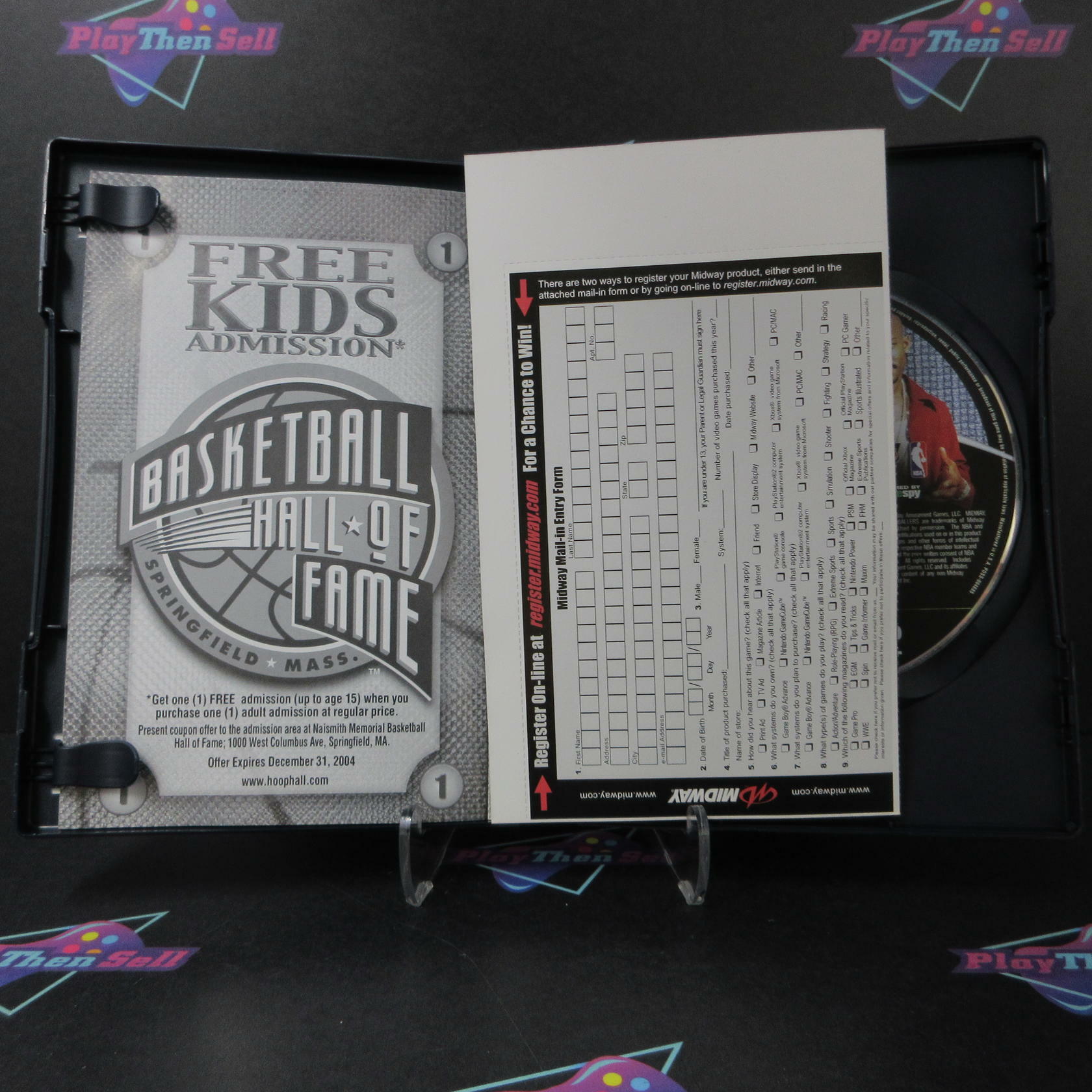 NBA Ballers PS2 PlayStation 2 AD + Reg Card Complete CIB - Very Good