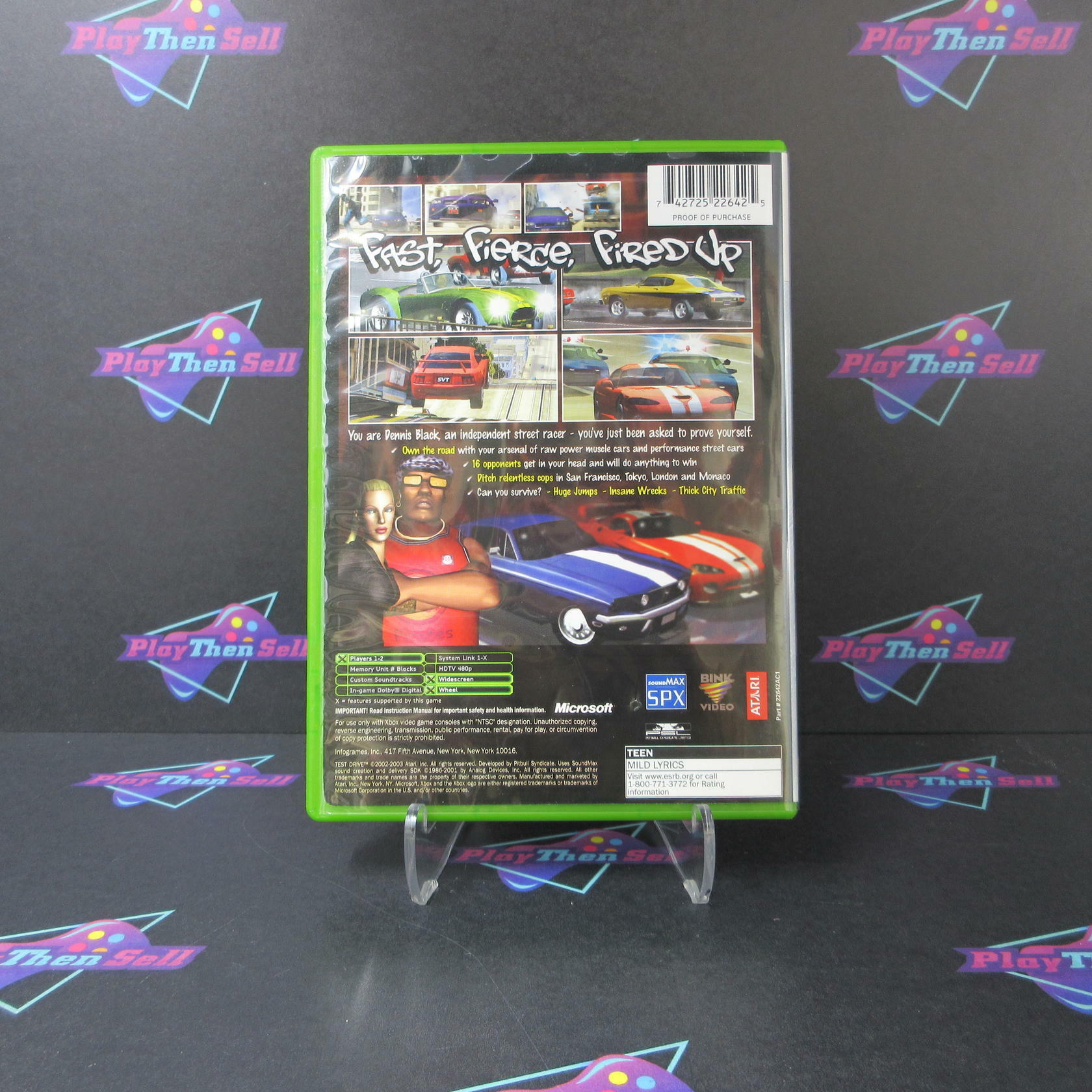 Test Drive PH Xbox AD/NM - Very Good