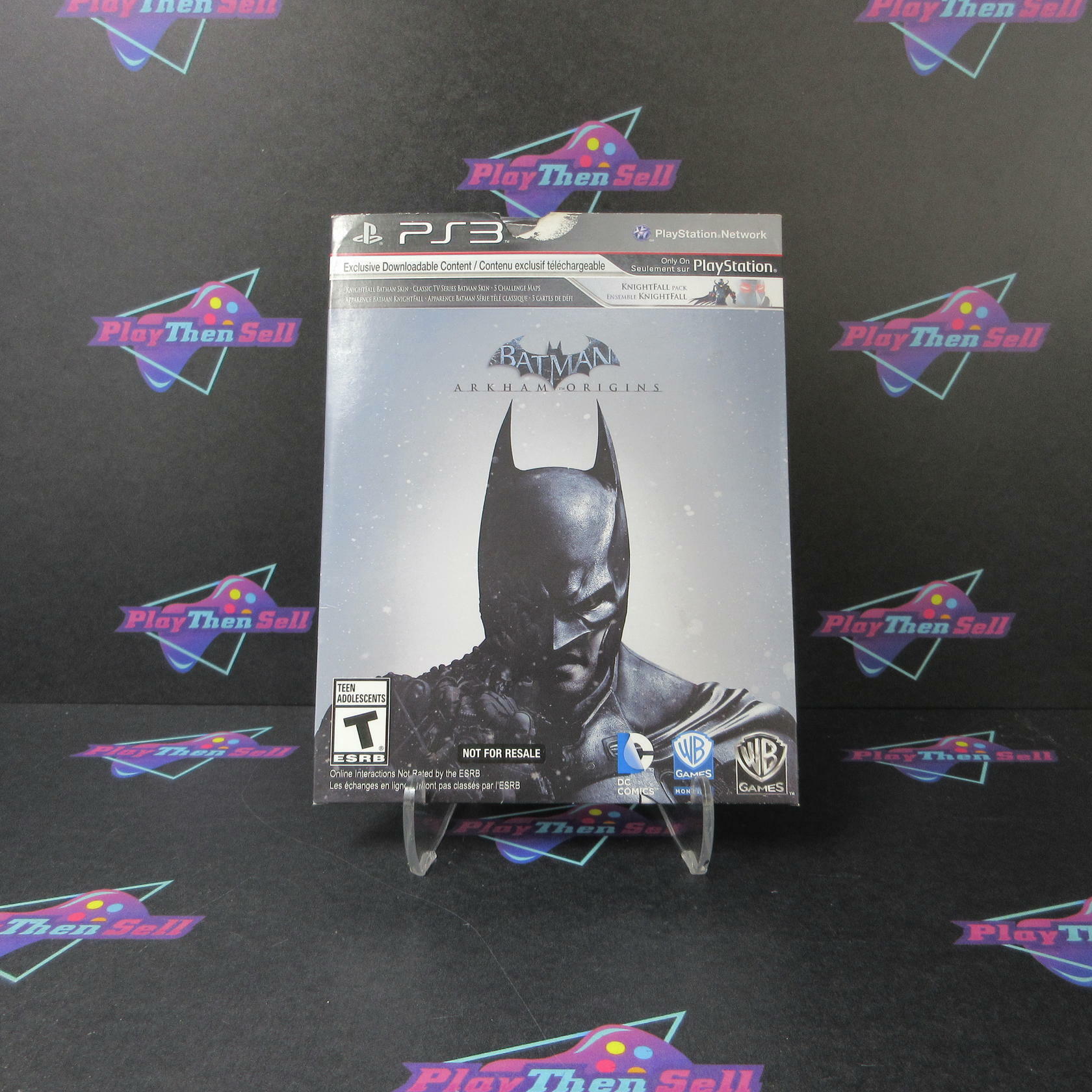 Batman Arkham Origins PS3 PlayStation 3 AD In Sleeve Complete CIB - Very Good