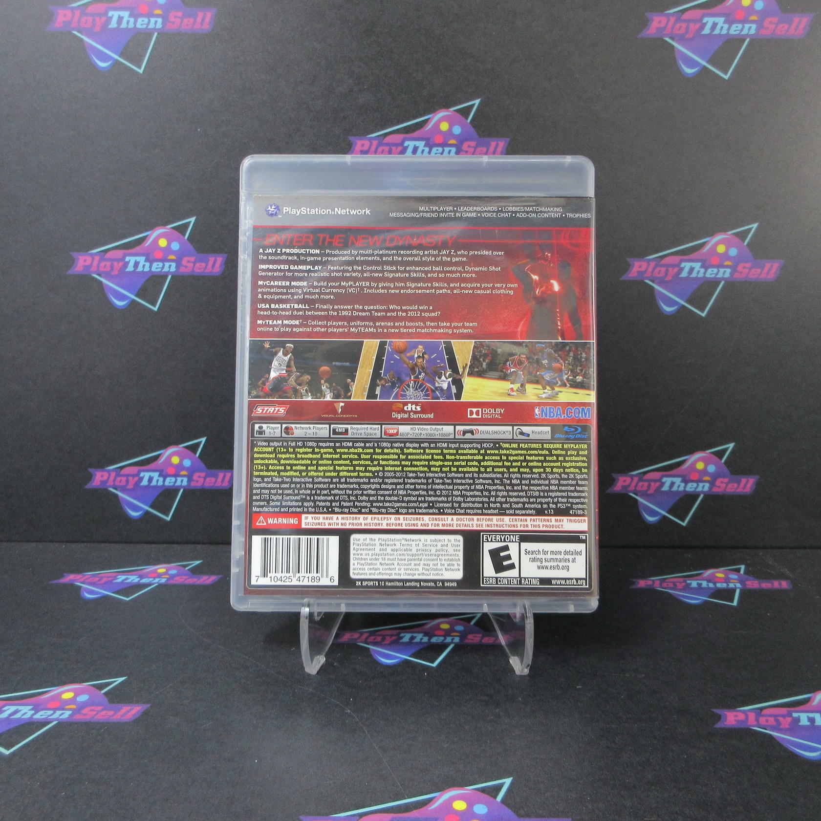 NBA 2K13 PS3 PlayStation 3 AD/DD Complete CIB - Very Good