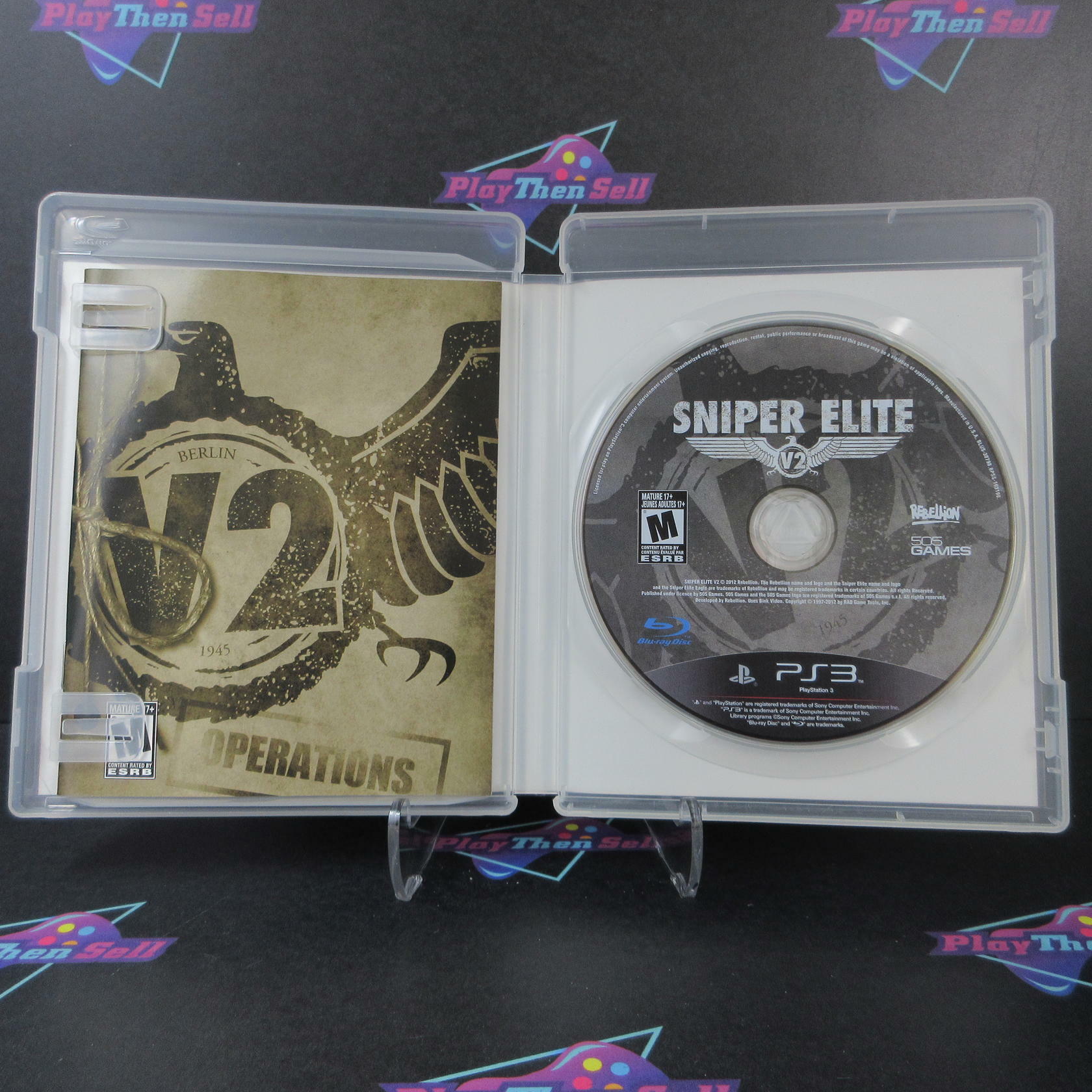 Sniper Elite V2 PS3 PlayStation 3 AD Complete CIB - Very Good