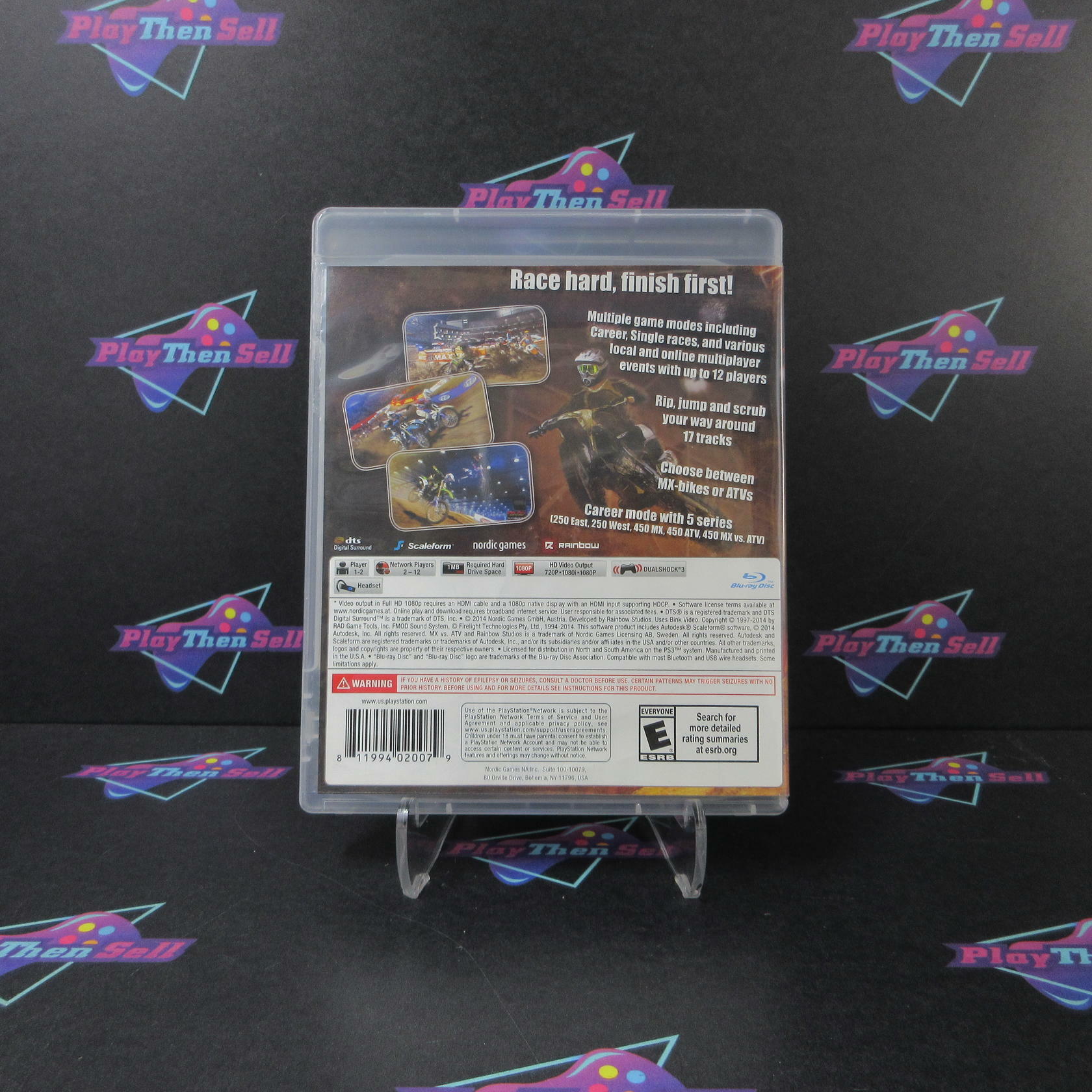 Mx vs. ATV: Supercross PS3 PlayStation 3 AD Complete CIB - Very Good