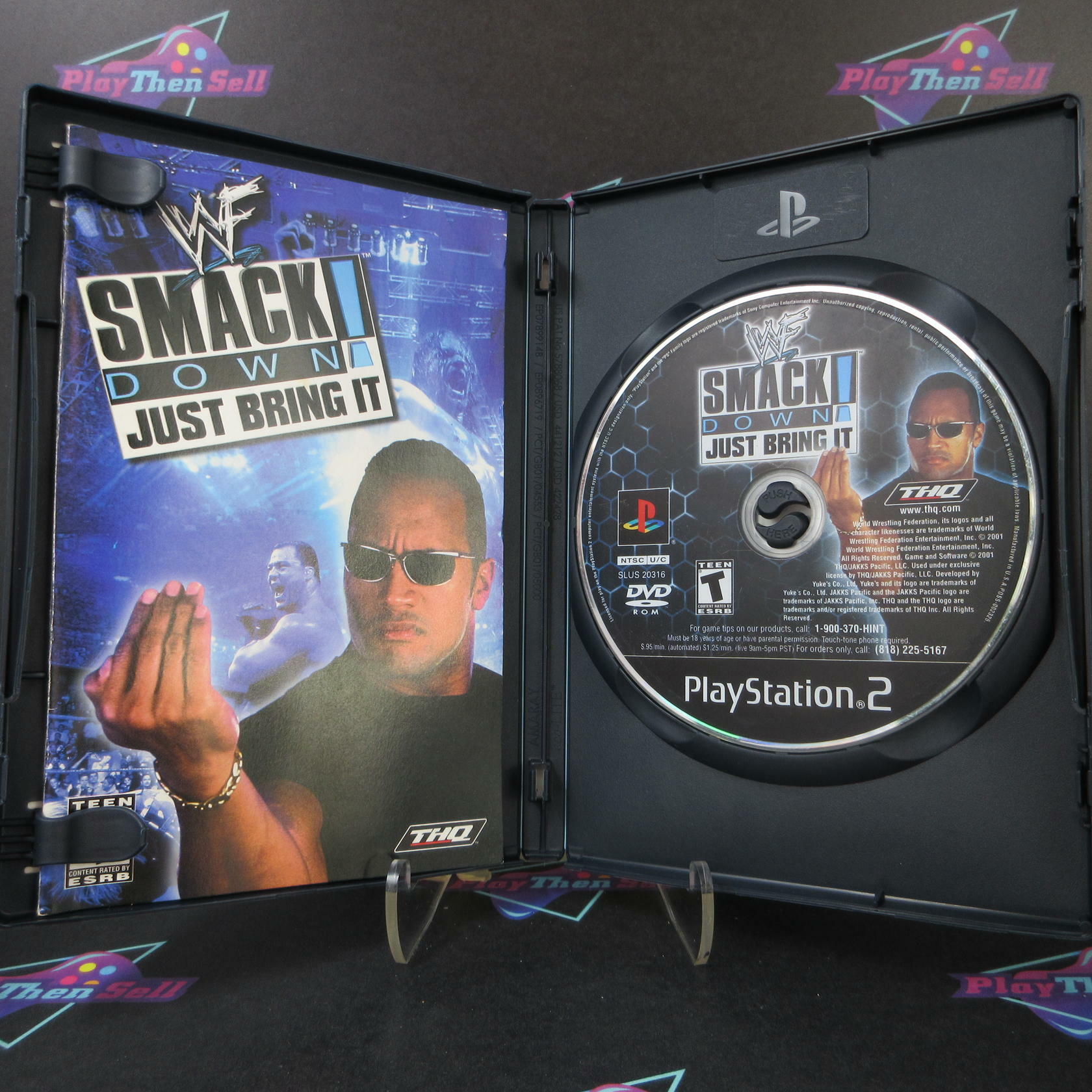 WWE Smackdown Just Bring It! PS2 PlayStation 2 - Like New