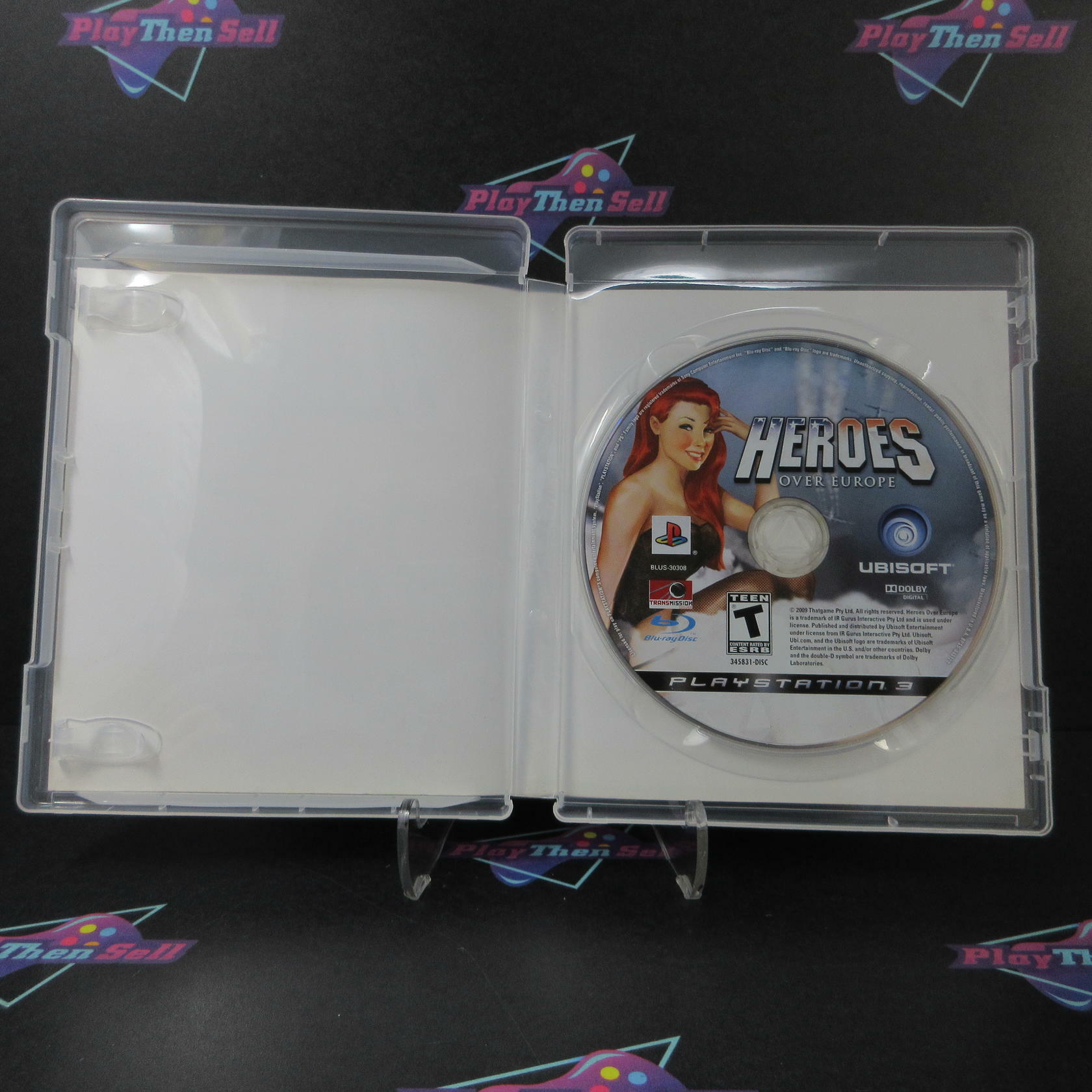 Heroes Over Europe PS3 PlayStation 3 AD/NM - Very Good