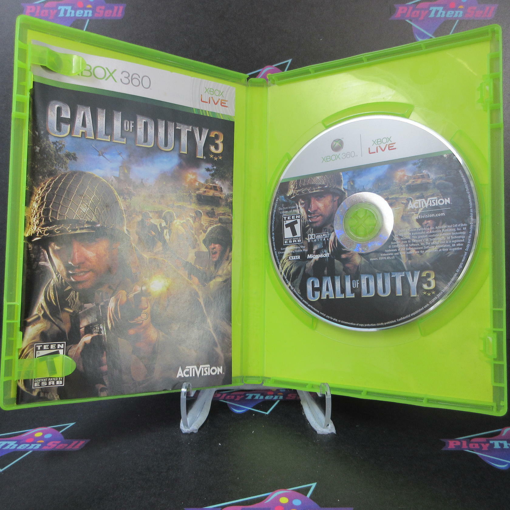 Call of Duty 3 Xbox 360 AD Complete CIB Complete CIB - Very Good