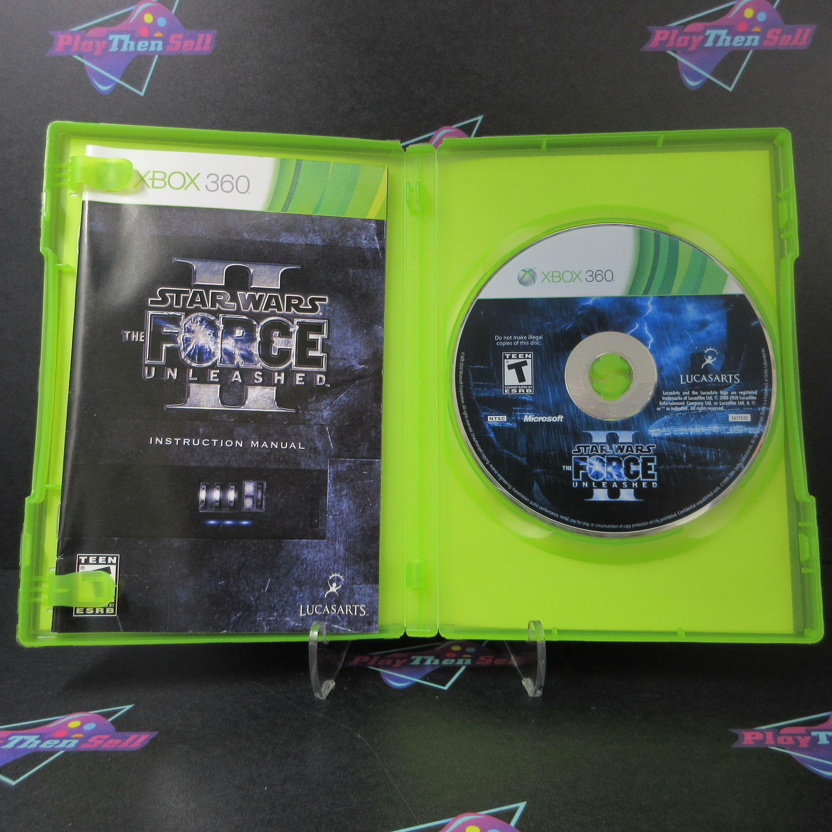 Star Wars The Force Unleashed 2 Xbox 360 DD Complete CIB - Very Good