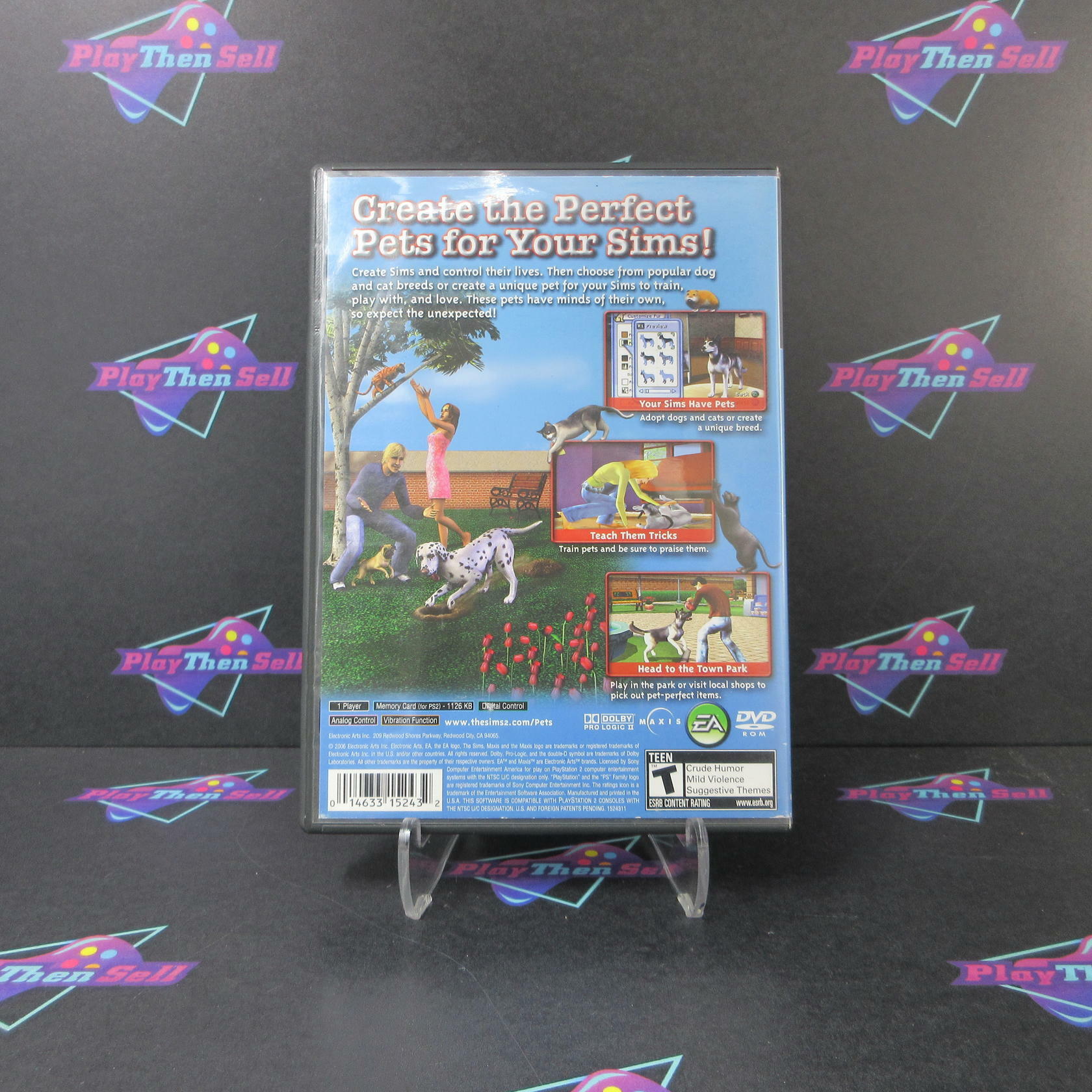 The Sims 2 Pets PS2 PlayStation 2 - Very Good