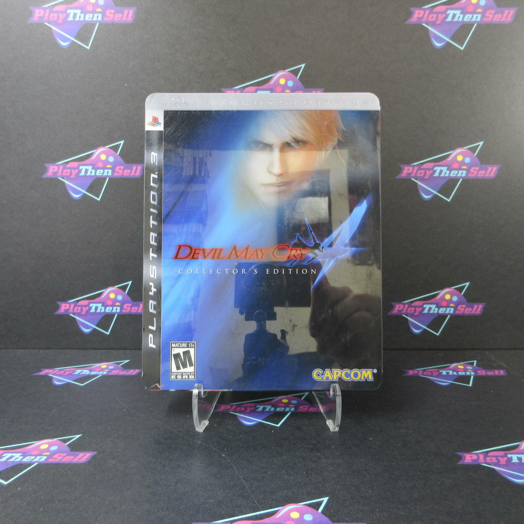 Devil May Cry 4 Collector's Edition Steelbook PlayStation 3 + Bonus Disc/Sleeve - Like New