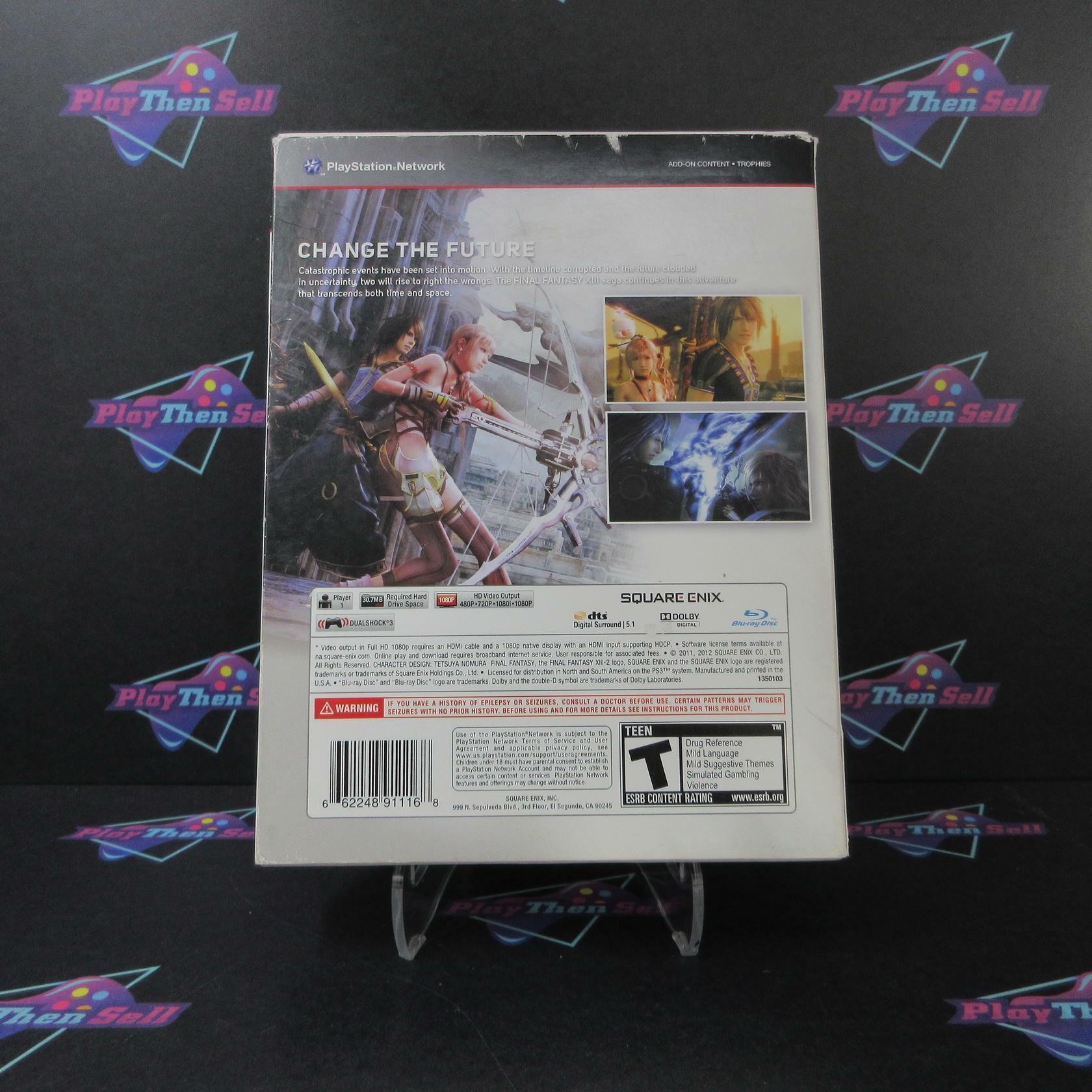 Final Fantasy XIII-2 Collectors Edition PS3 PlayStation 3 - Like New