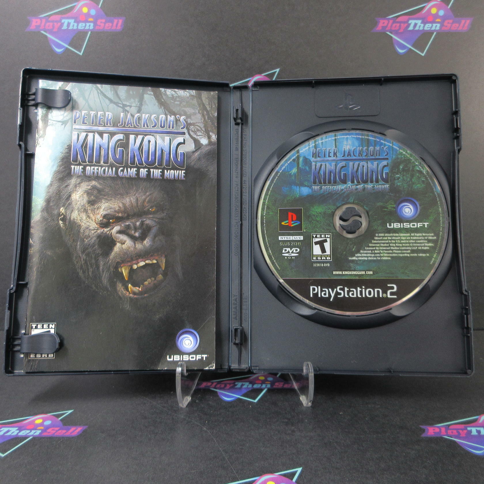 Peter Jackson's King Kong PS2 PlayStation 2 + Movie Ticket - Like New