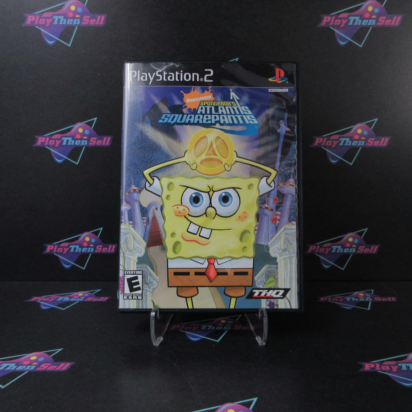 Spongebob Squarepants Atlantis Squarepantis PS2 PlayStation 2 - Very Good