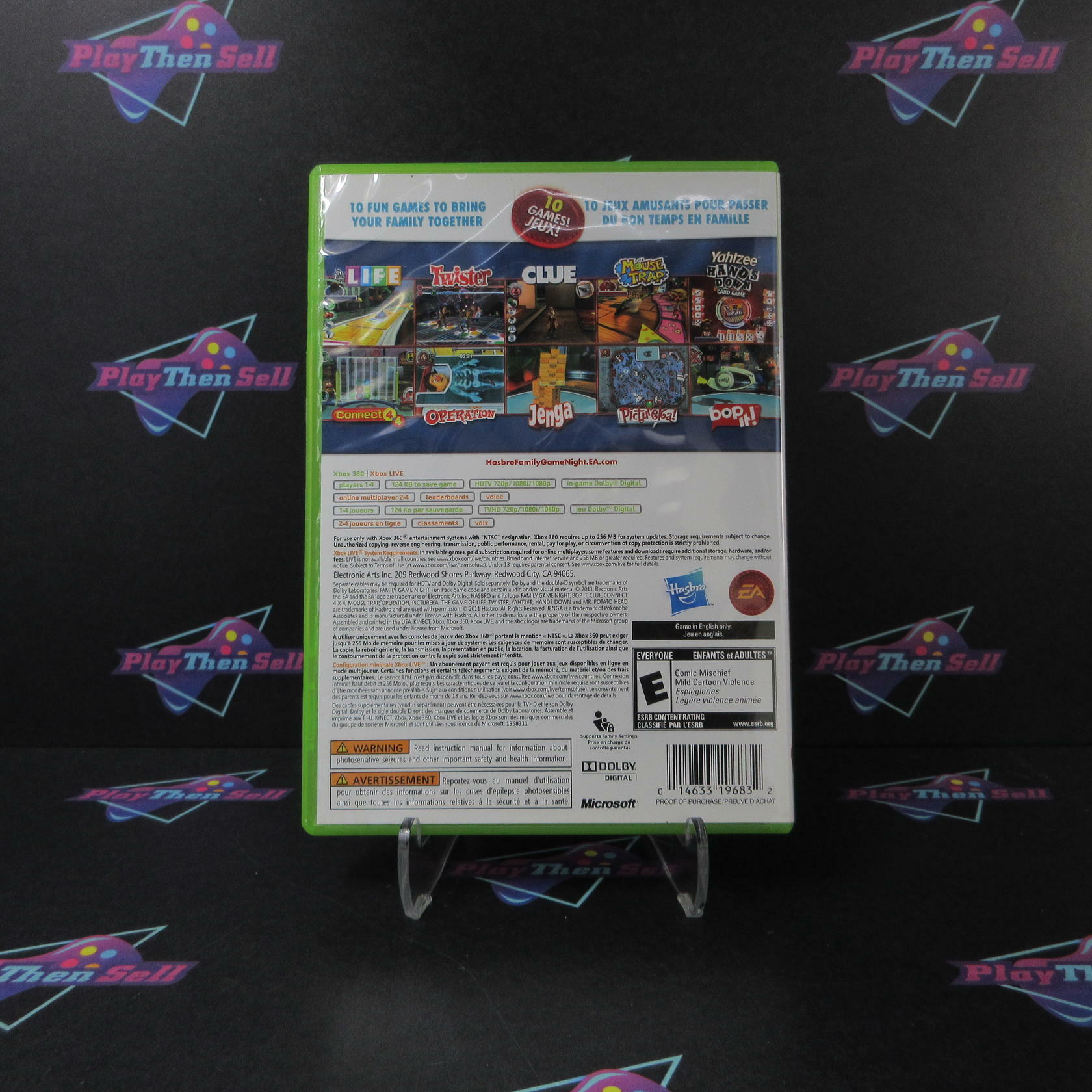 Hasbro Family Game Night Fun Pack Xbox 360 - Very Good