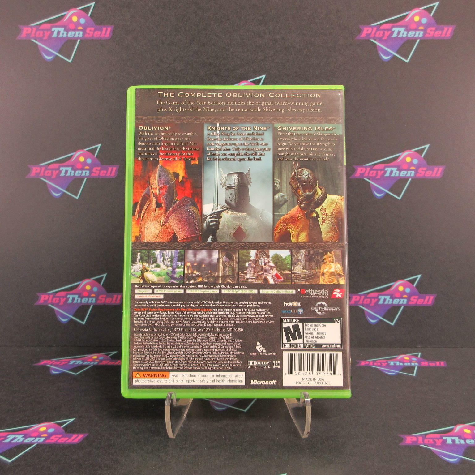 The Elder Scrolls IV Oblivion GOTY Edition Xbox 360 - Very Good