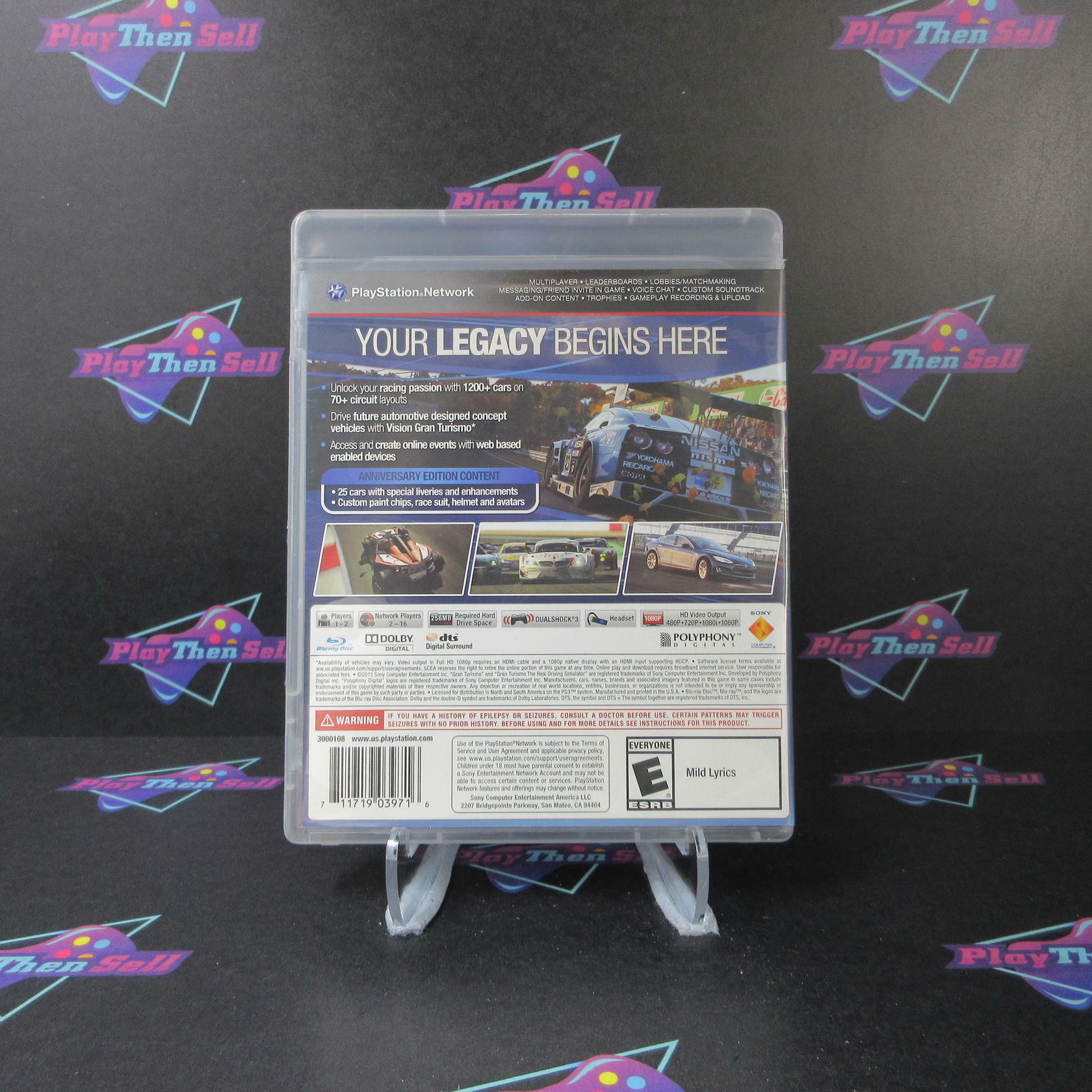 Gran Turismo 6 Anniversary Edition PS3 PlayStation 3 - Very Good