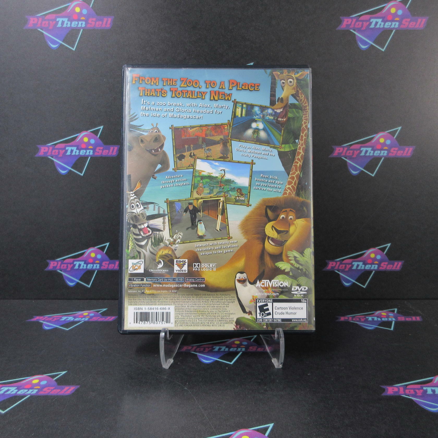 Madagascar PS2 PlayStation 2 - Very Good