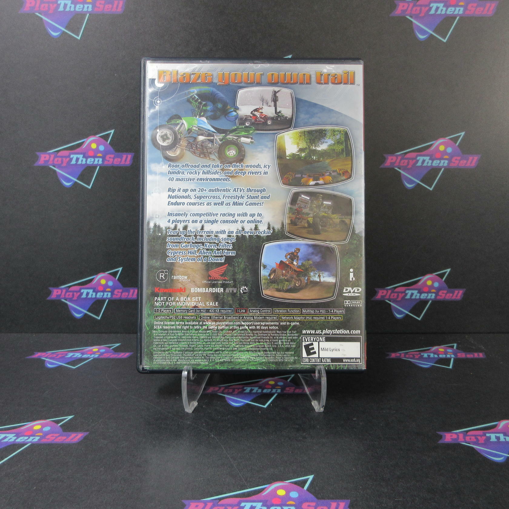 ATV Offroad Fury 2 GH BL Disc PS2 PlayStation 2 DD/NM - Very Good