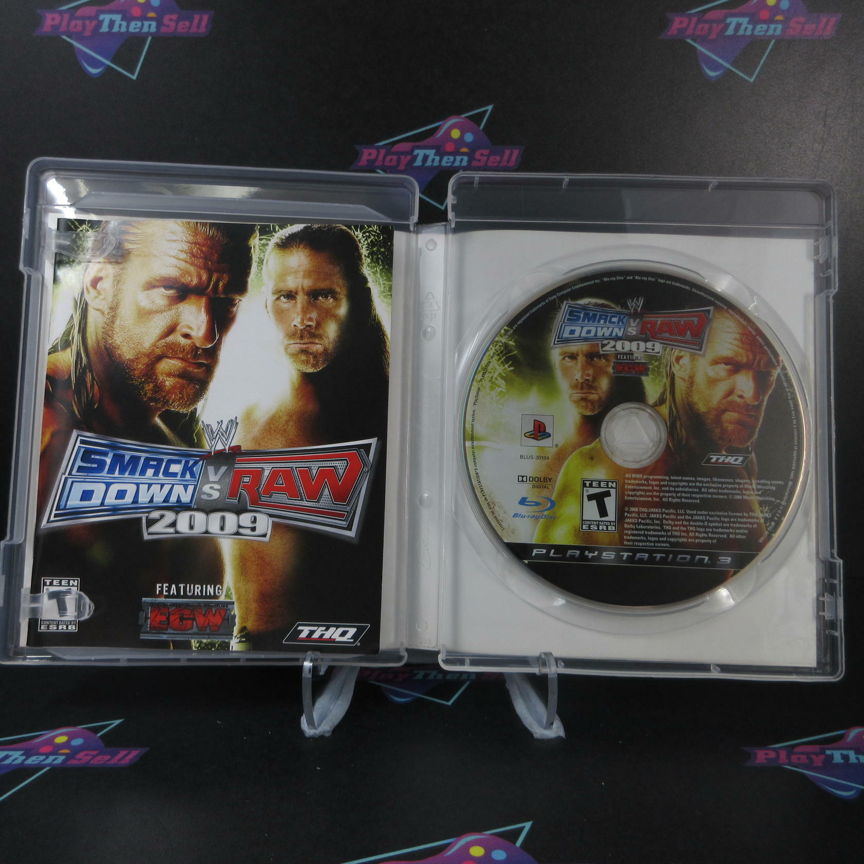 WWE Smackdown vs Raw 2009 PS3 PlayStation 3 - Like New