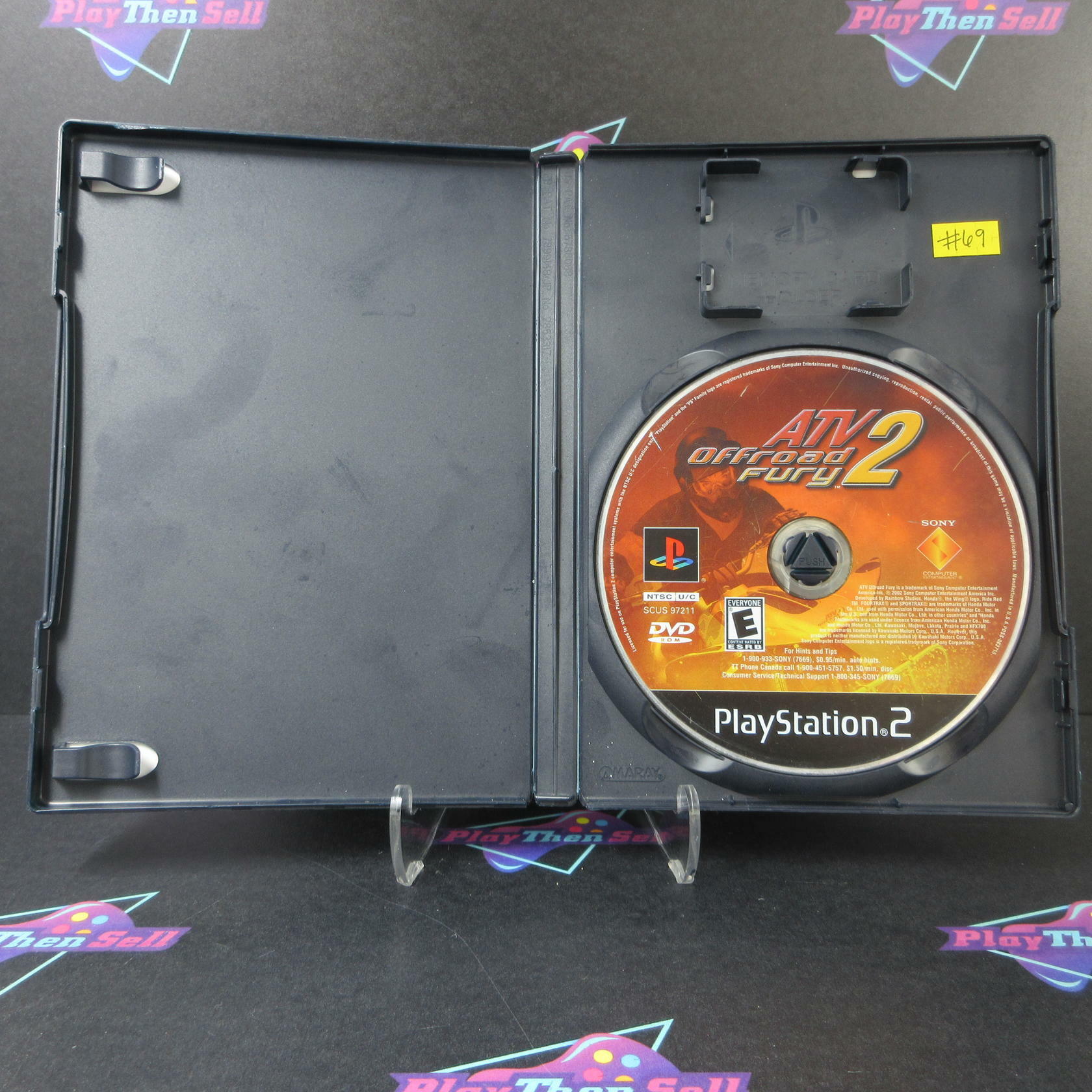 ATV Offroad Fury 2 GH BL Disc PS2 PlayStation 2 DD/NM - Very Good