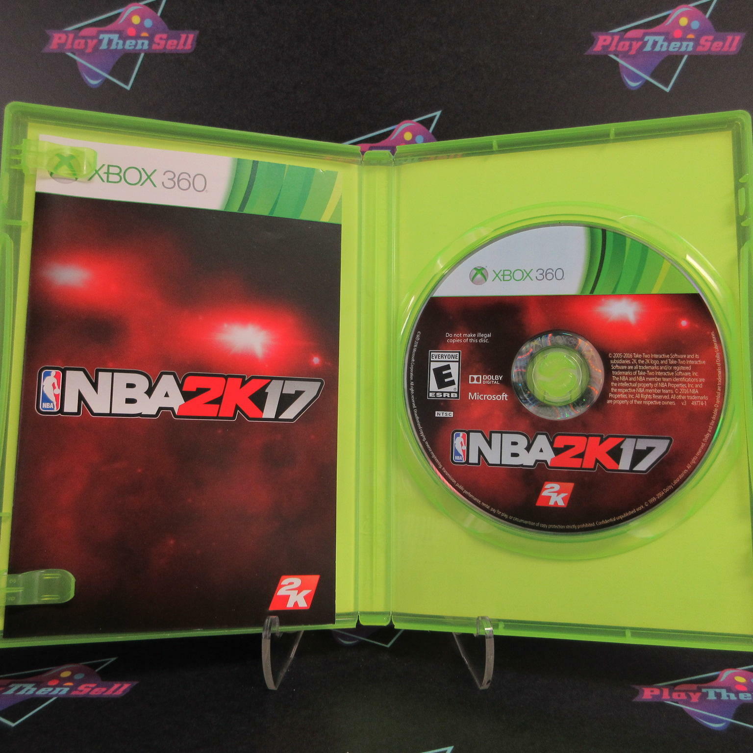 NBA 2K17 Xbox 360 AD Complete CIB - Very Good