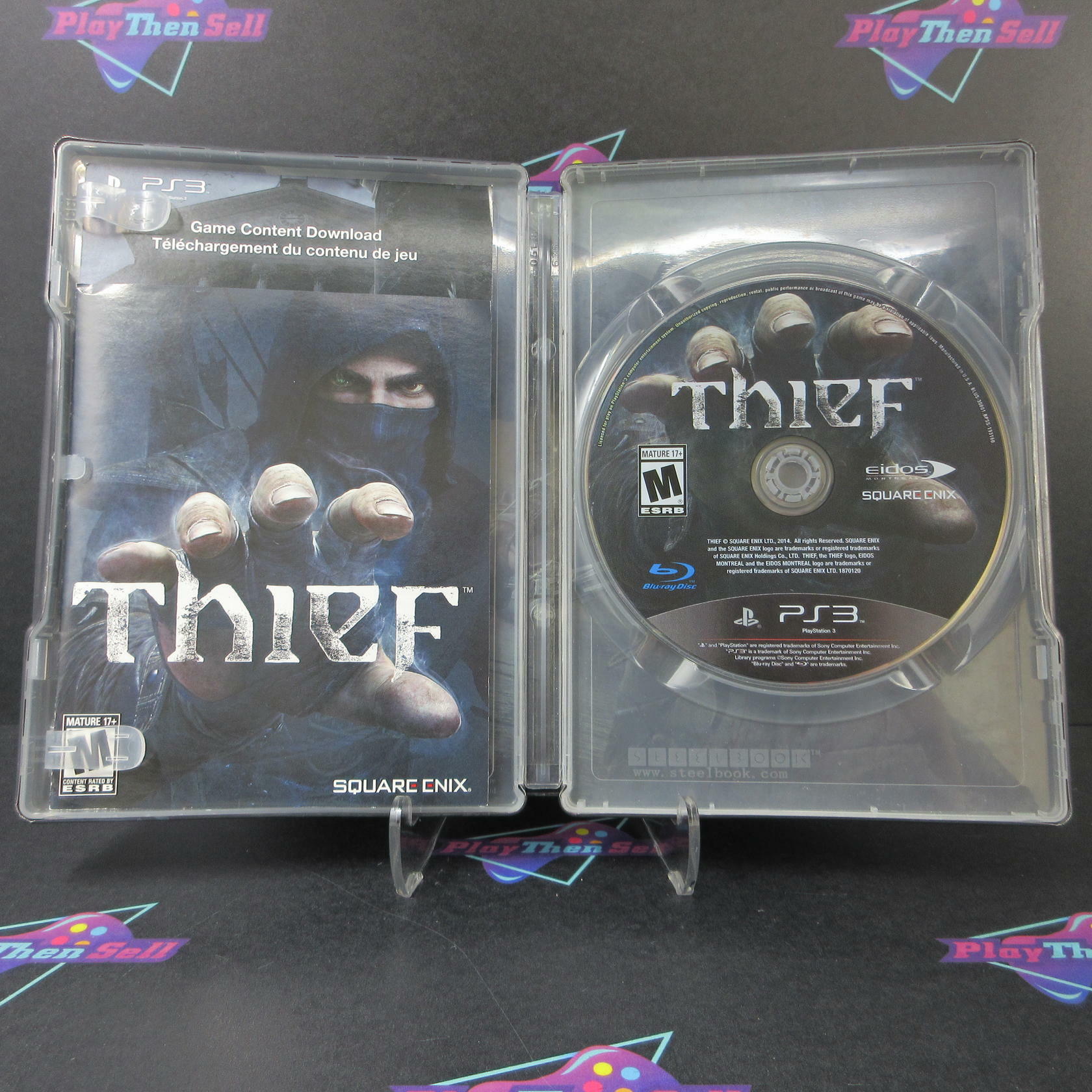 Thief Target Limited Edition Steelbook PS3 PlayStation 3 + Sleeve - Like New