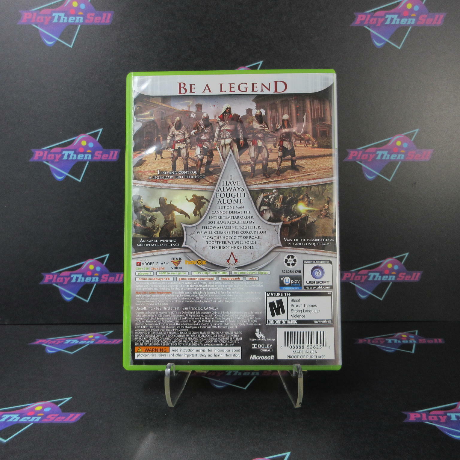 Assassin's Creed Brotherhood Xbox 360 - Like New