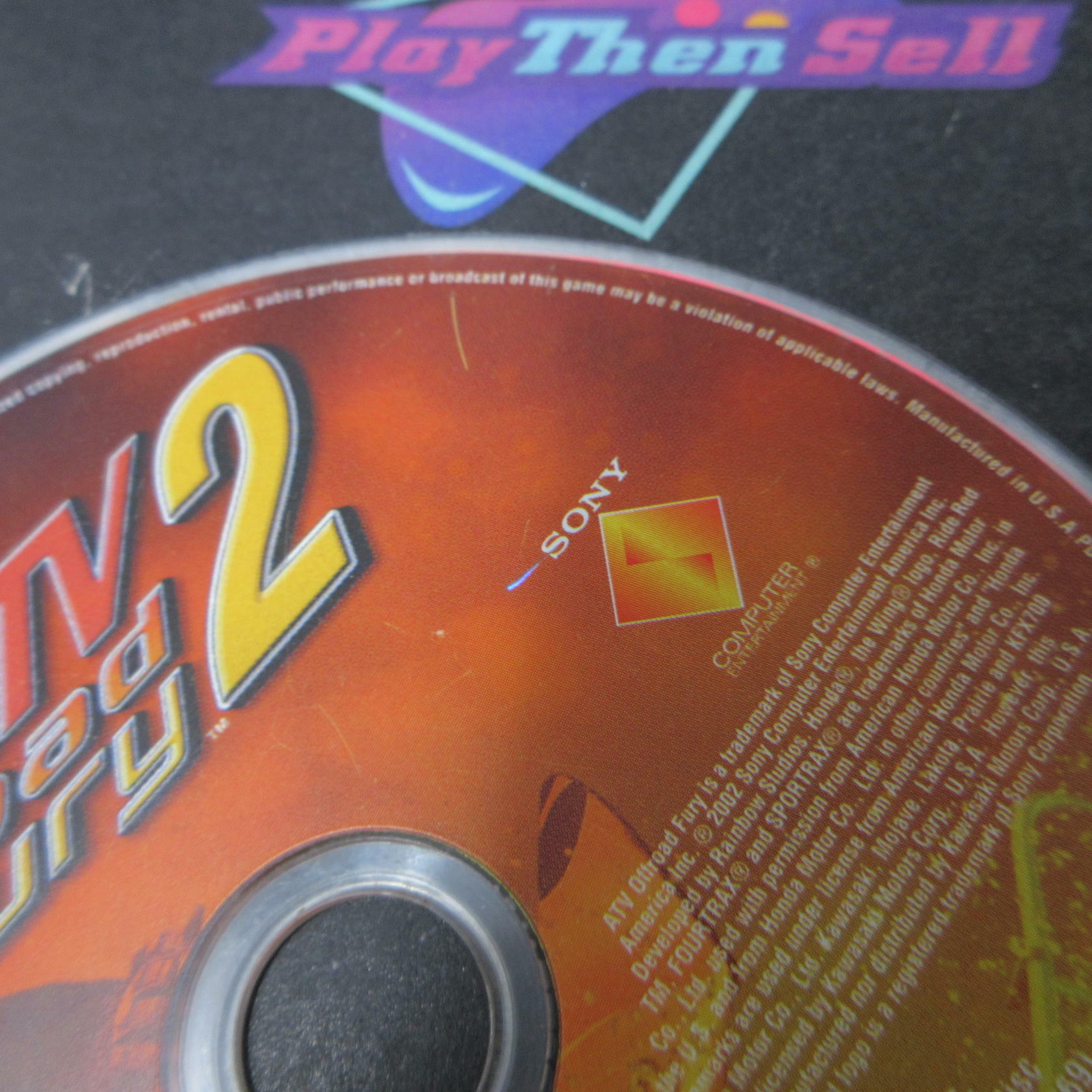 ATV Offroad Fury 2 GH BL Disc PS2 PlayStation 2 DD/NM - Very Good