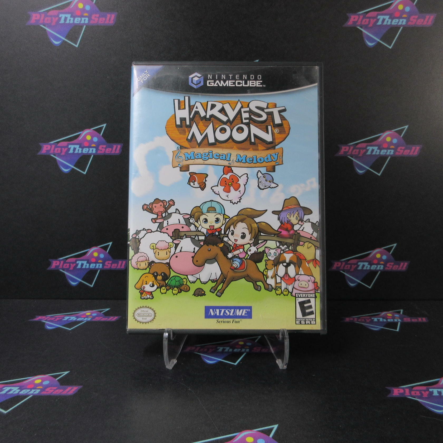 Harvest Moon Magical Melody Nintendo GameCube MD + Reg Card Complete CIB - Very Good