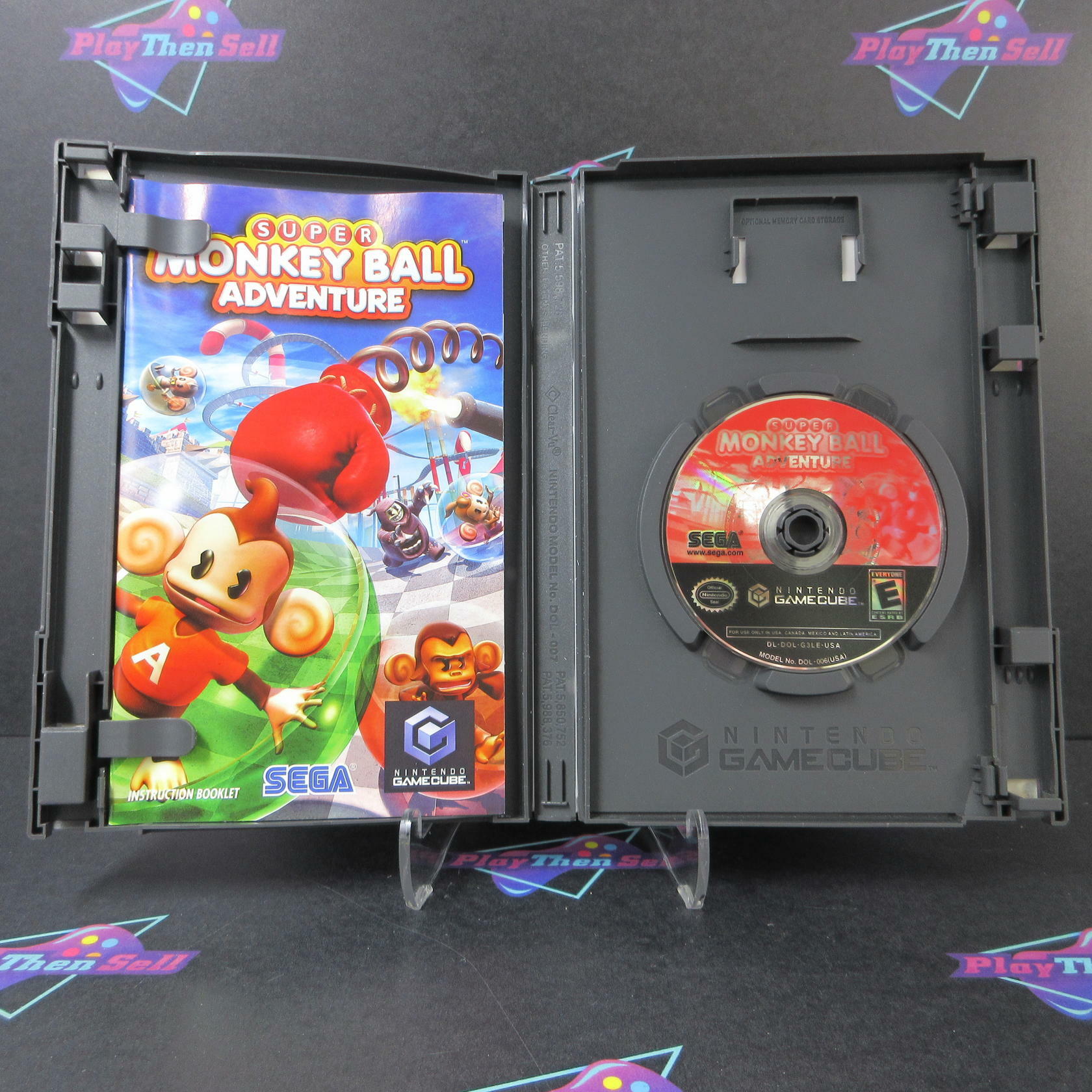 Super Monkey Ball Adventure Nintendo GameCube AD Complete CIB - Very Good