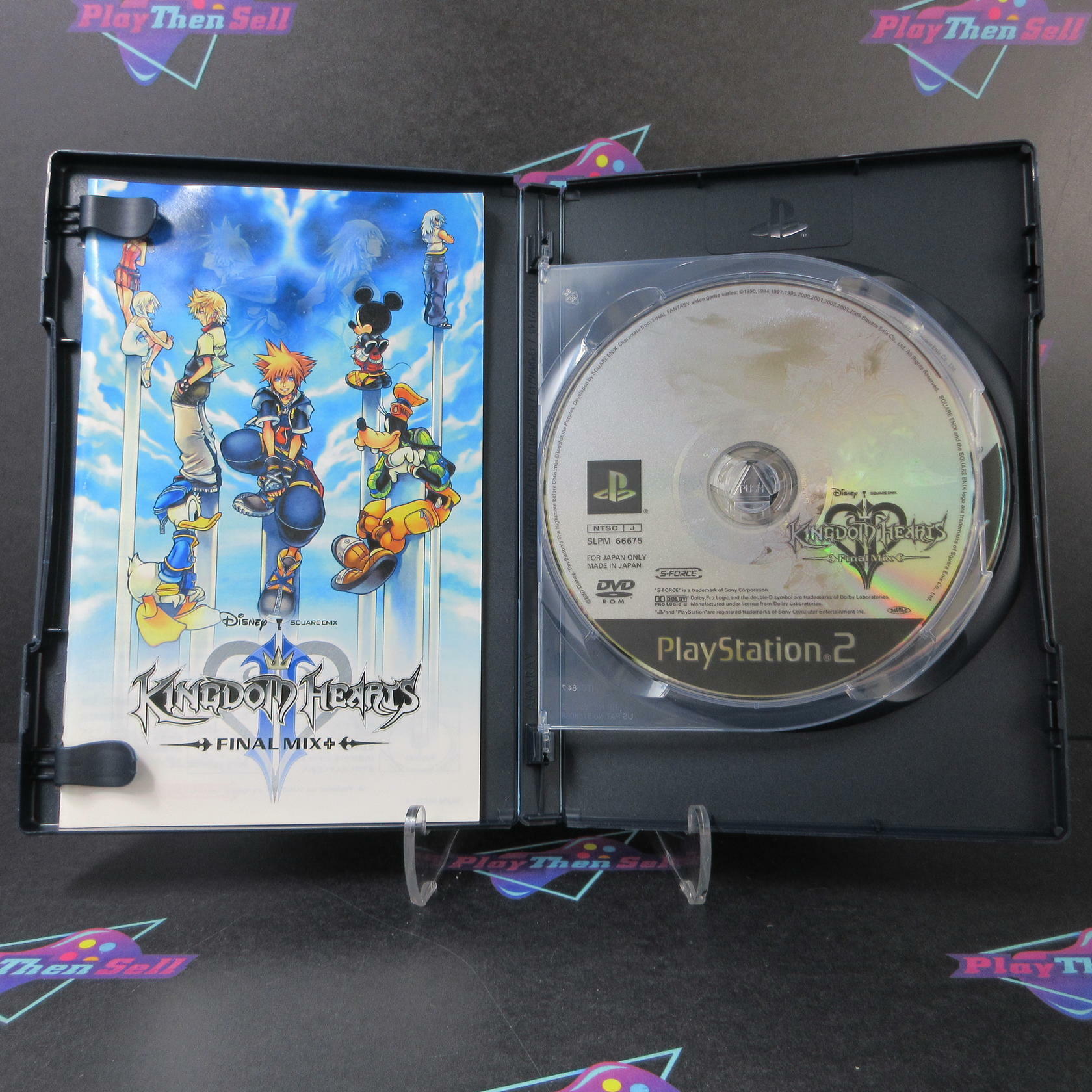Kingdom Hearts II Final Mix+ Playstation 2 PS2 Japan Import - Complete - Very Good