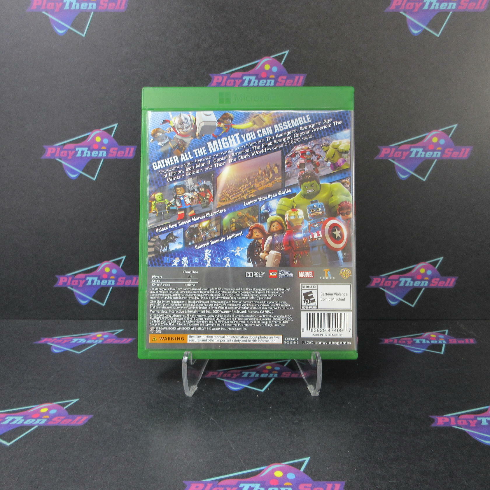 LEGO Marvels Avengers Xbox One AD/MD Complete CIB - Very Good