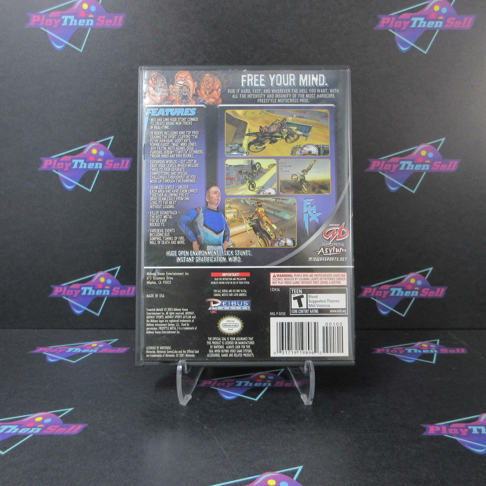 Freestyle Metal X Nintendo GameCube AD + Reg Card Complete CIB - Very Good