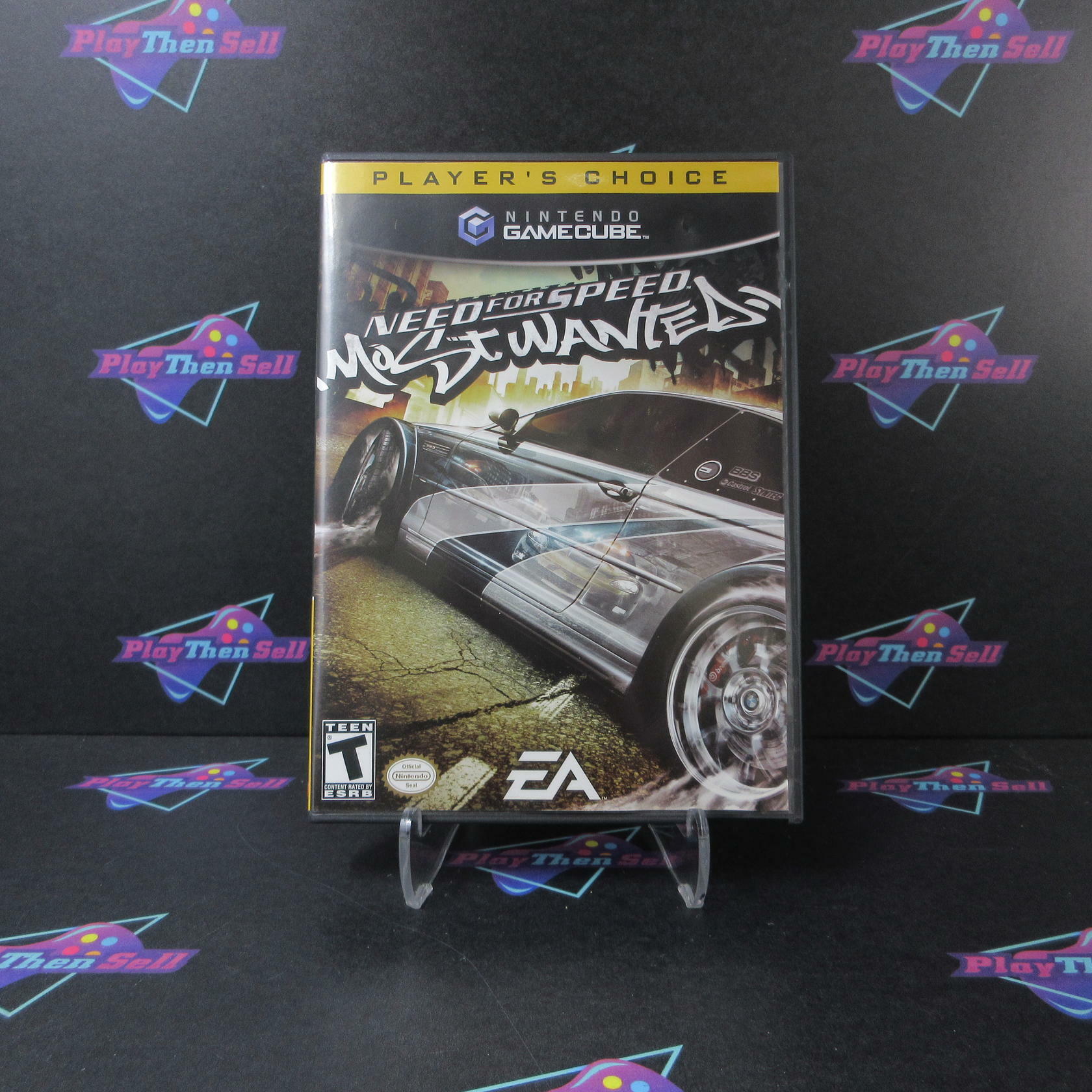 Need For Speed Most Wanted Player's Choice Nintendo Gamecube AD Complete CIB - Very Good