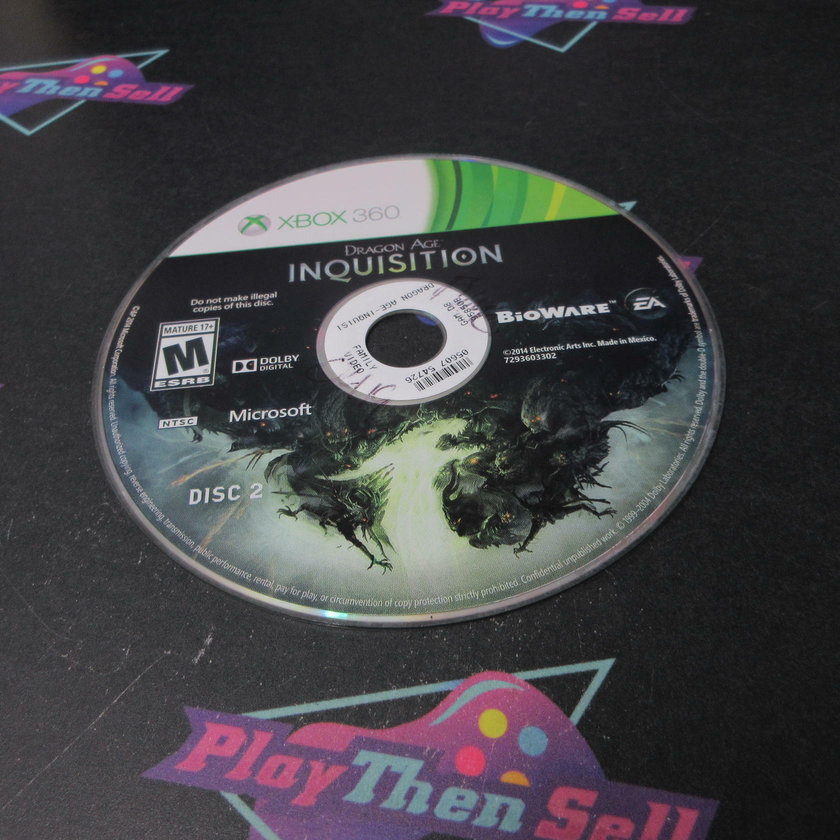 Dragon Age Inquisition Xbox 360 AD/DD Complete CIB - Very Good