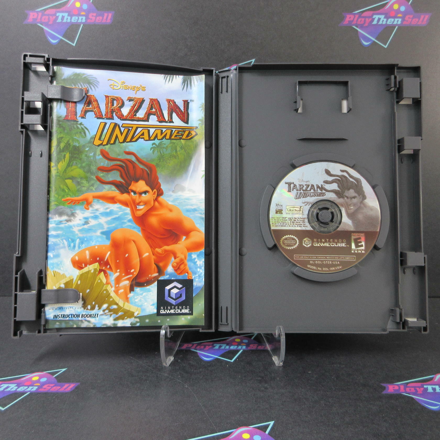Tarzan Untamed + Reg Card Nintendo GameCube AD Complete CIB - Very Good