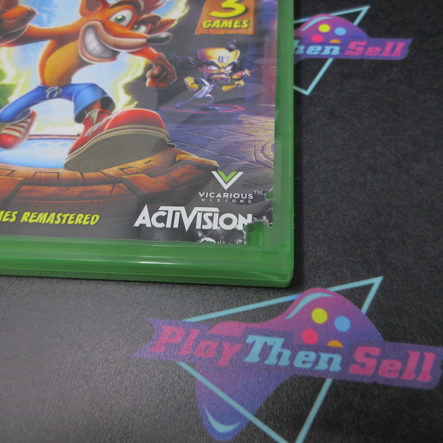 Crash Bandicoot N Sane Trilogy Xbox One AD Complete CIB - Very Good