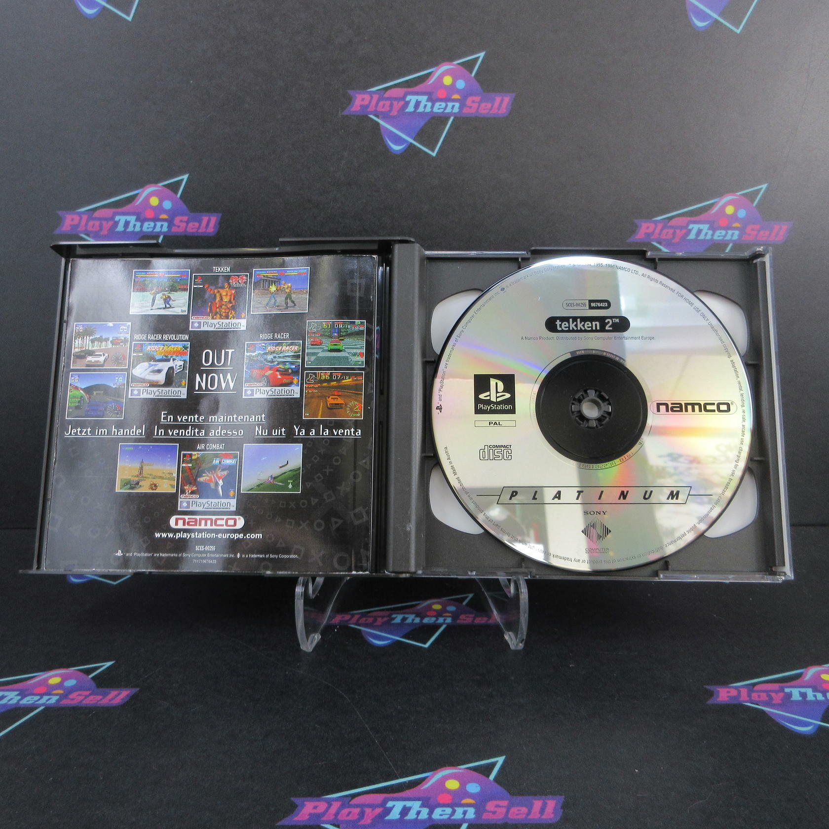 Tekken 2 Playstation PS1 PAL Import - Complete CIB - Very Good