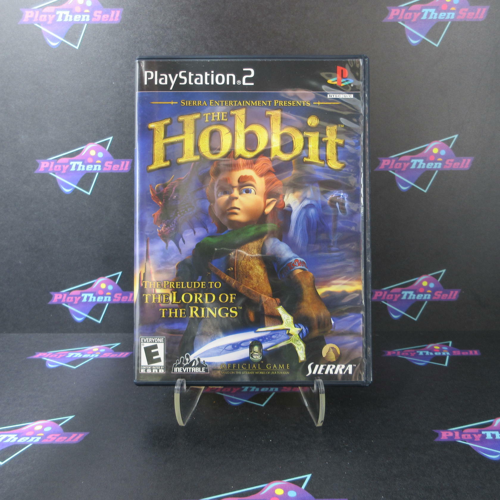 The Hobbit PS2 PlayStation 2 + Reg Card / Bilbo Promo Card - Like New