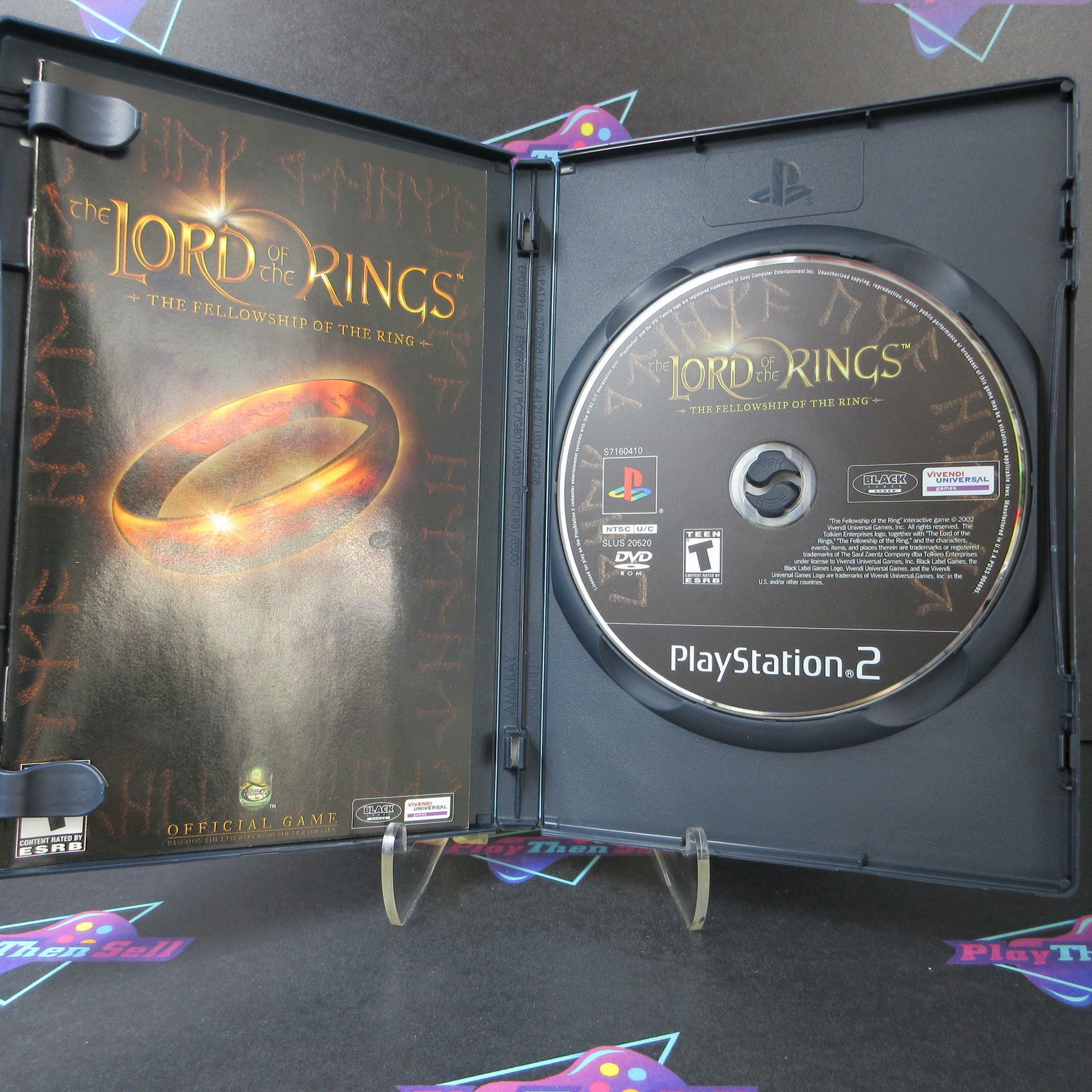 Lord of the Rings Fellowship of the Ring PlayStation 2 + Reg Card - Like New