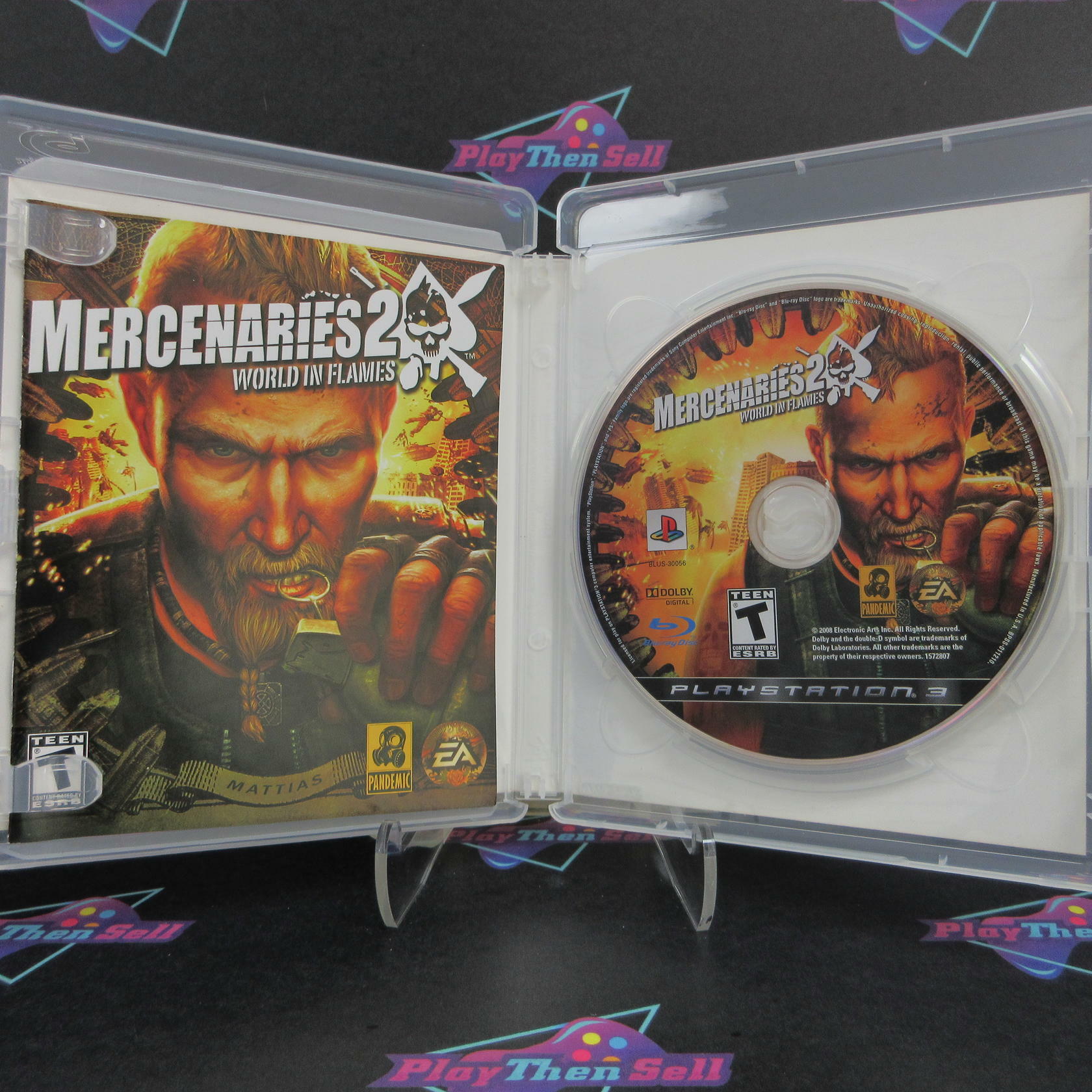 Mercenaries 2 World in Flames PS3 PlayStation 3 - Like New