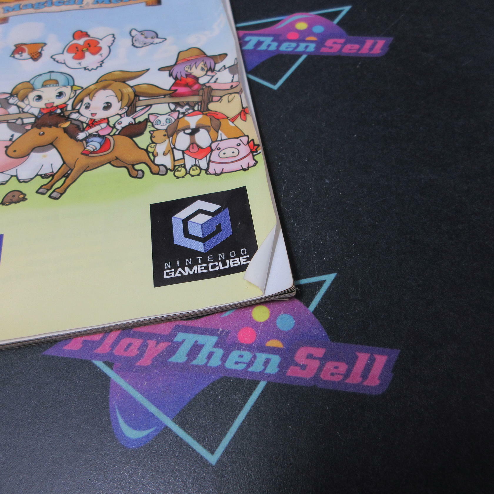 Harvest Moon Magical Melody Nintendo GameCube MD + Reg Card Complete CIB - Very Good